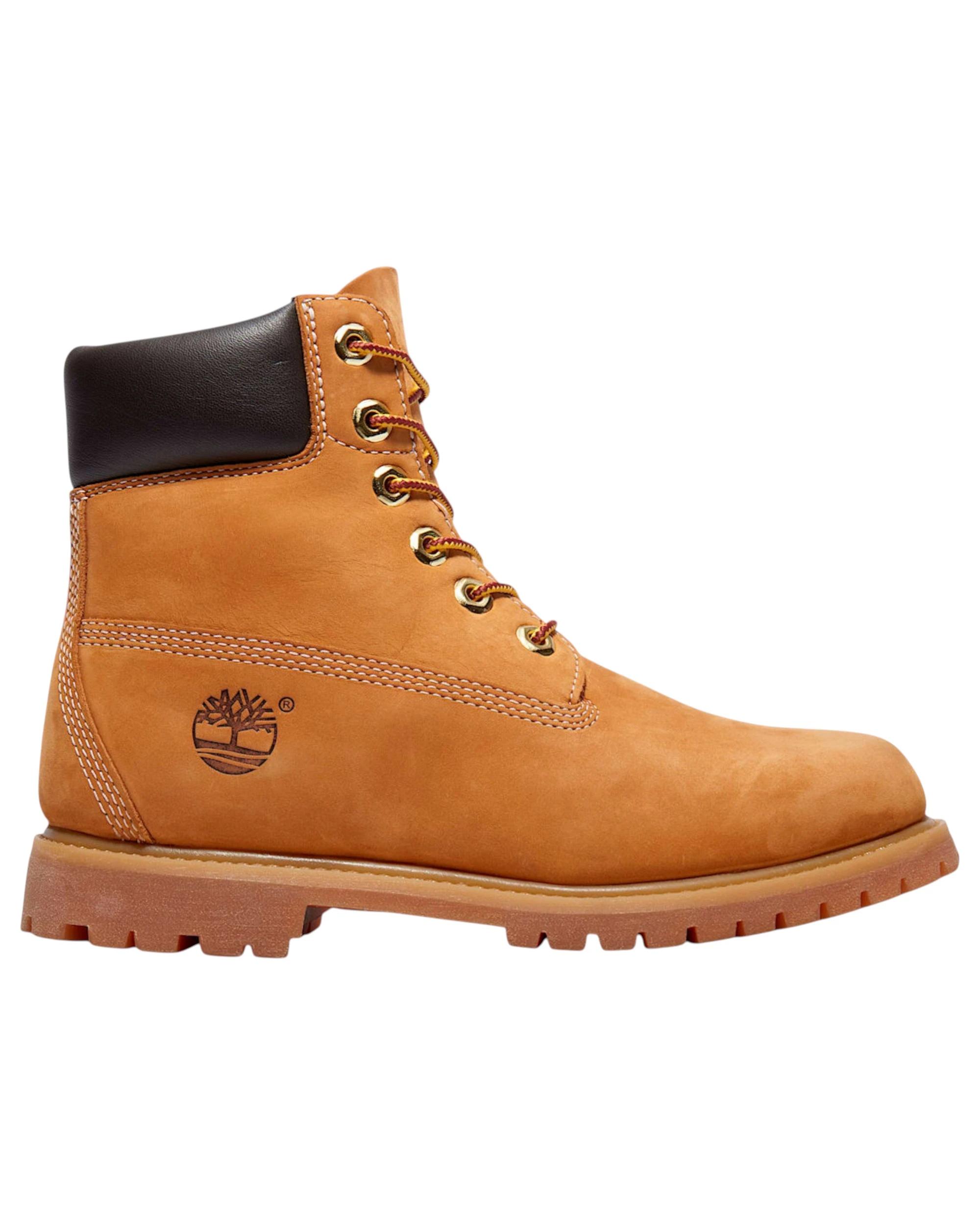 1 Timberland Womens 6-Inch Premium Waterproof Wide Nubuck Boots Wheat, 1 of 7