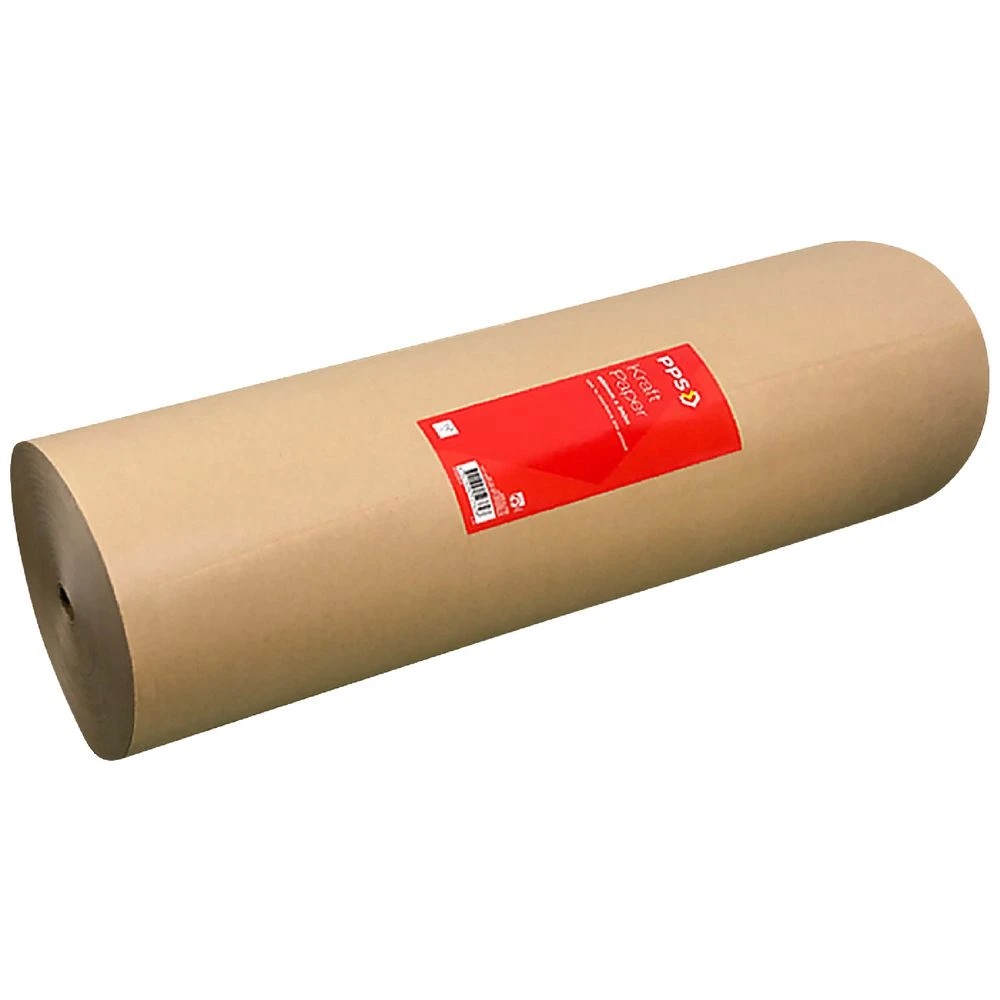 1 PPS Kraft Paper Roll 900mm x 340m Brown, 1 of 2