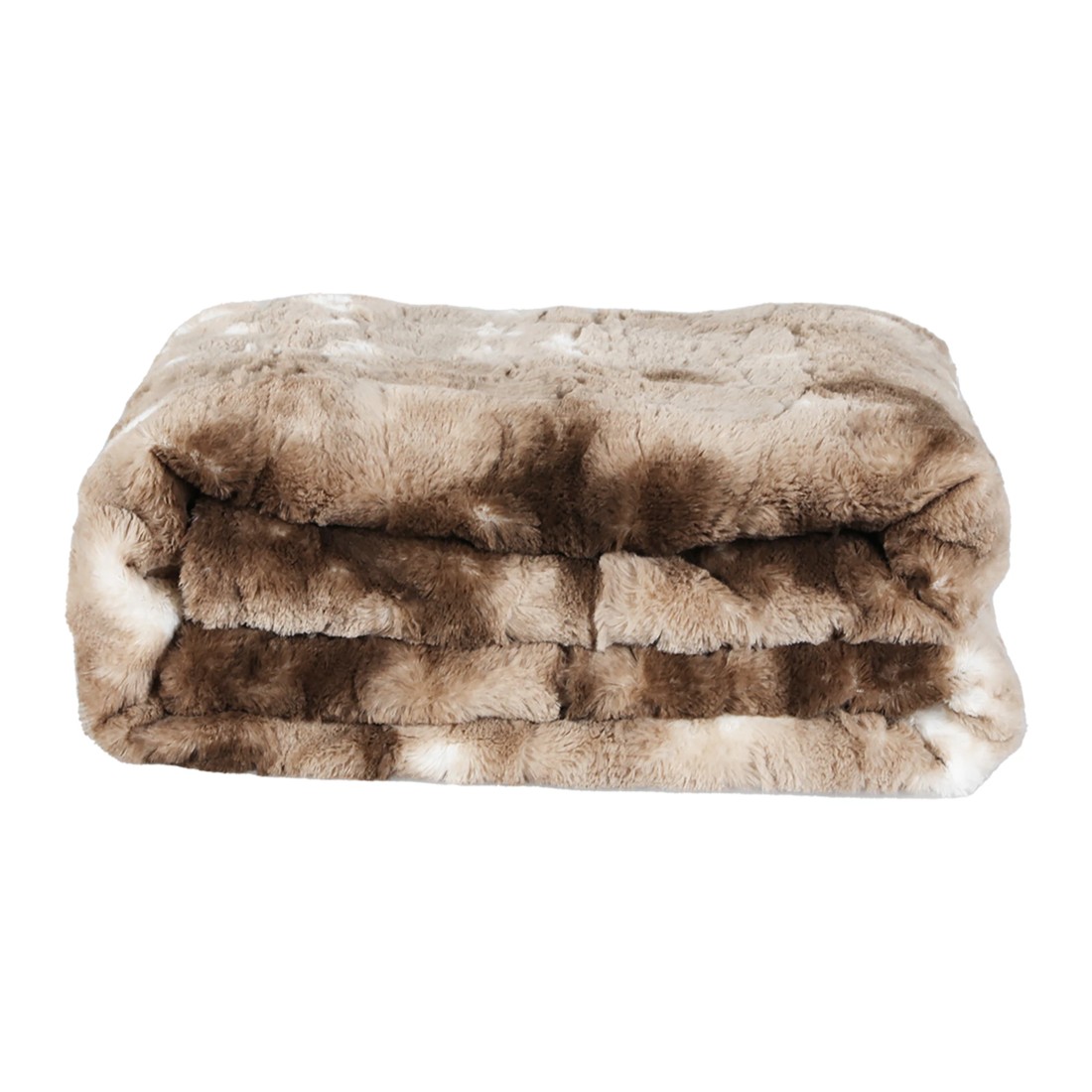 6 Dreamz Medium Brownfaux Fur Blanket, 6 of 6