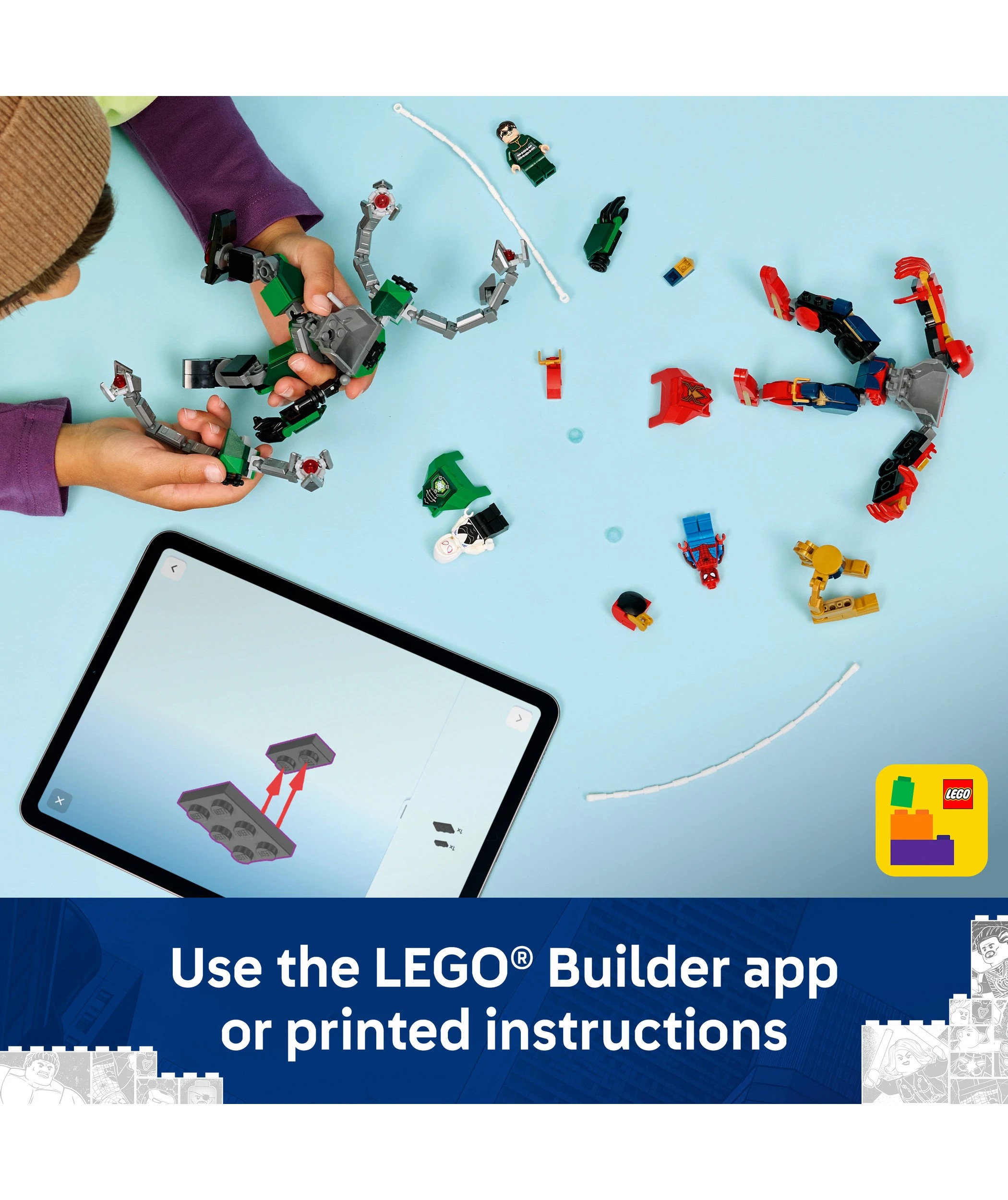 7 LEGO Super Heroes Mech Battle: Spider-Man vs. Doc Ock 76338, 7 of 10