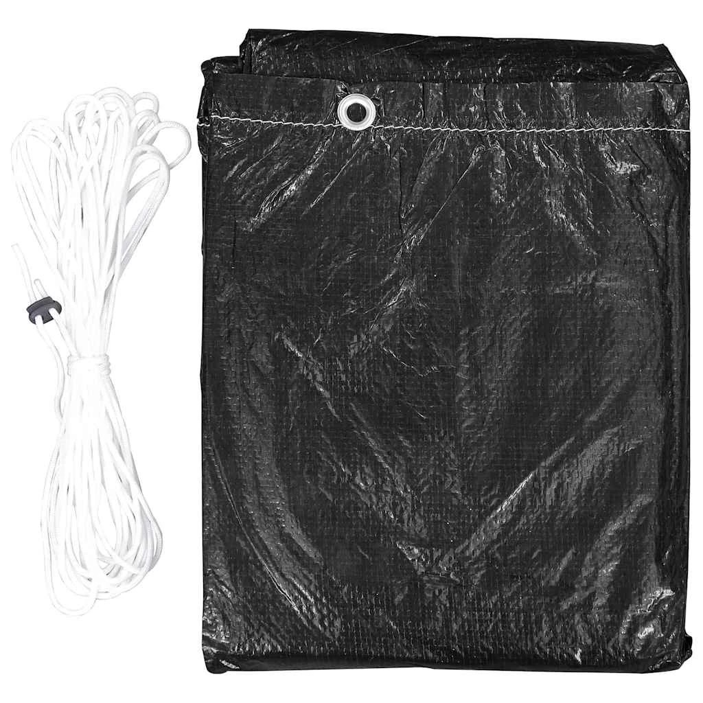 6 vidaXL Swing bench cover Water-resistant materials - Black, 6 of 9