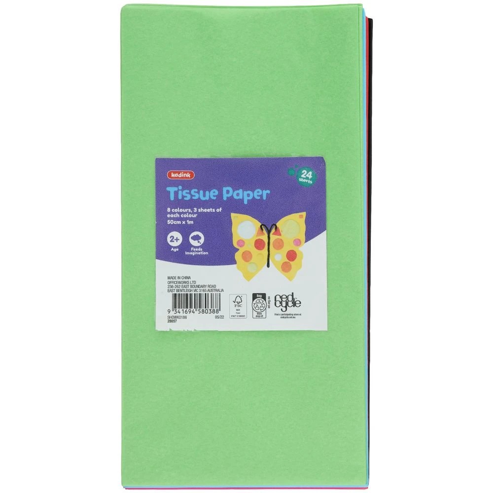 3 Kadink Tissue Paper 50cm x 1m Assorted 24 Pack, 3 of 4
