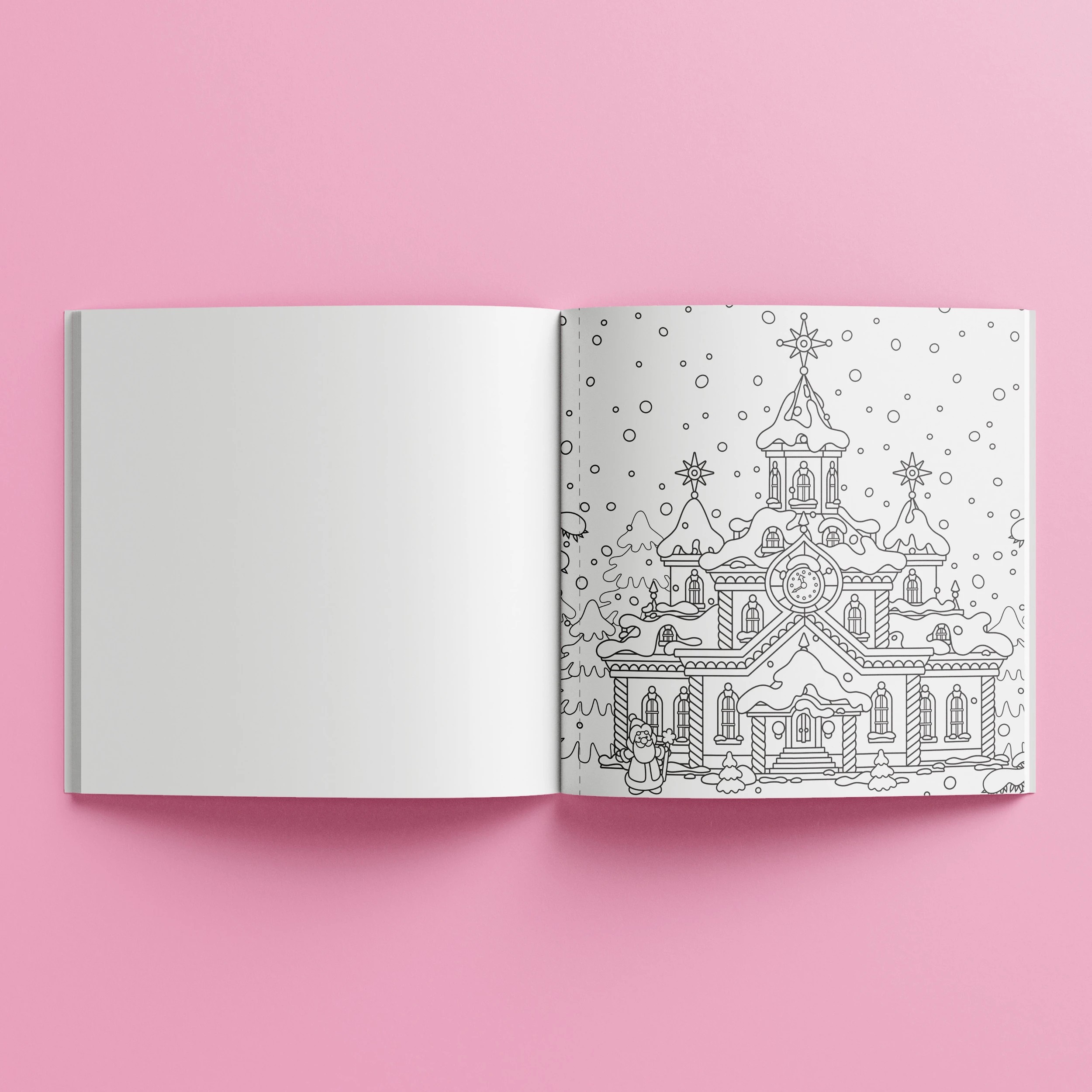 3 Art Maker A Merry Little Christmas Creative Colouring Book, 3 of 5
