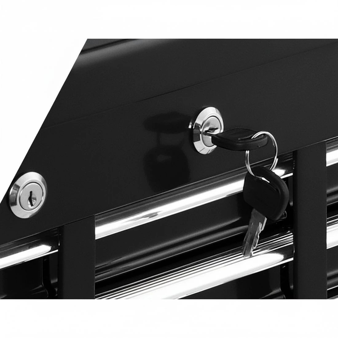 6 Giantz 10 Drawer Tool Box Cabinet Chest Toolbox Storage Garage Organiser - Black, 6 of 7