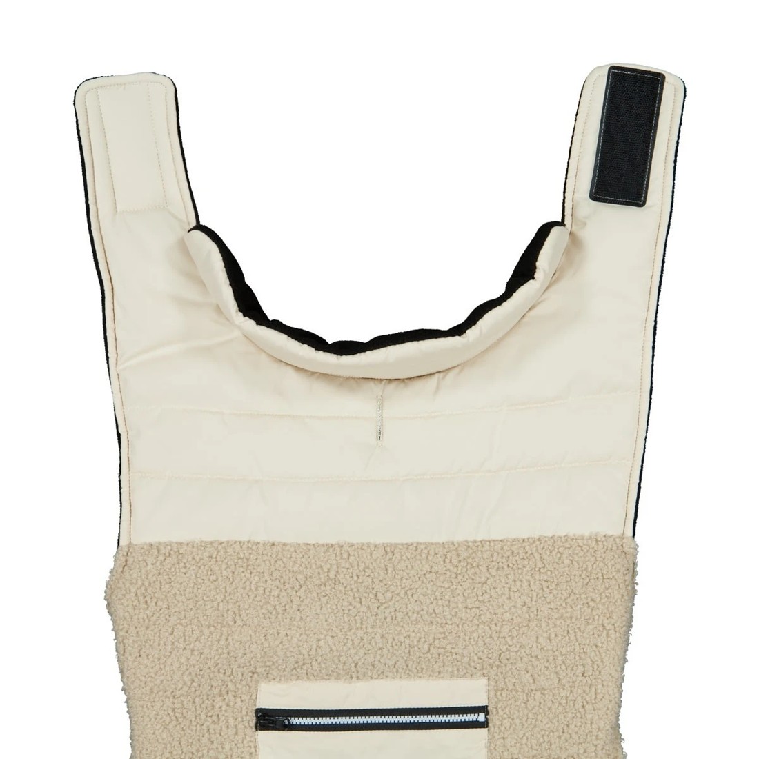 9 Pet Puffer Vest - Large, Cream, 9 of 10