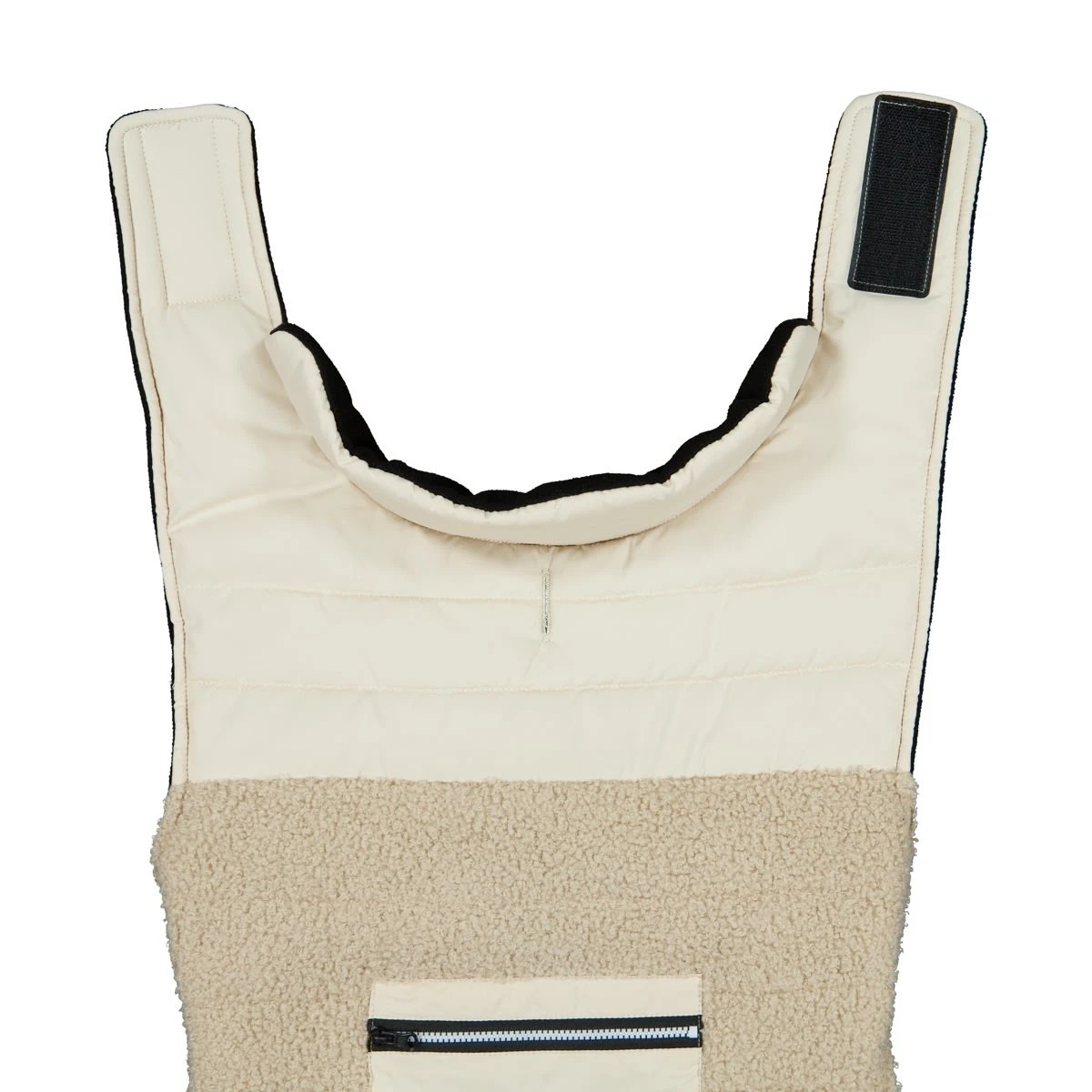 9 Pet Puffer Vest - Large, Cream, 9 of 10