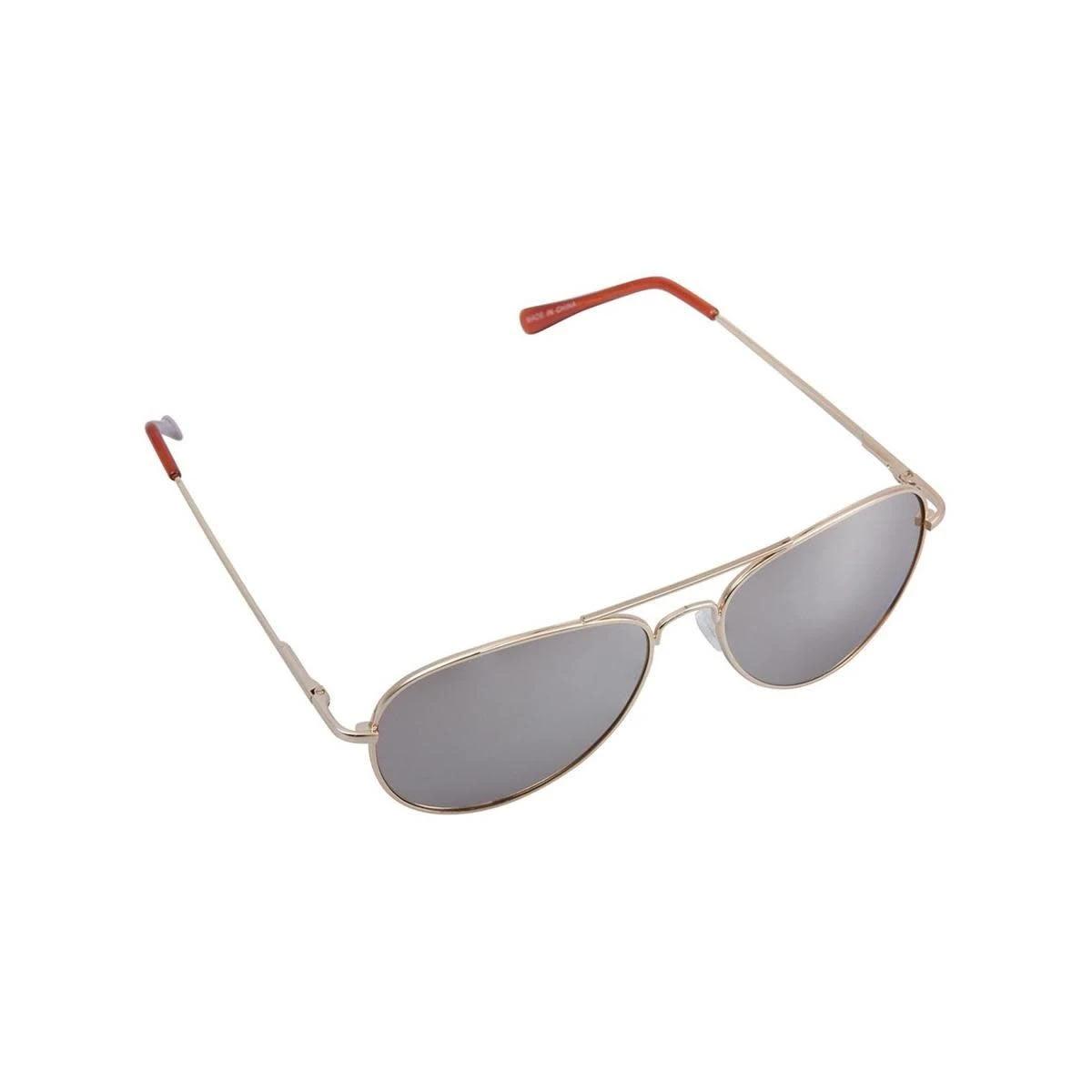 1 Metal Frame Sunglasses Gold, 1 of 3