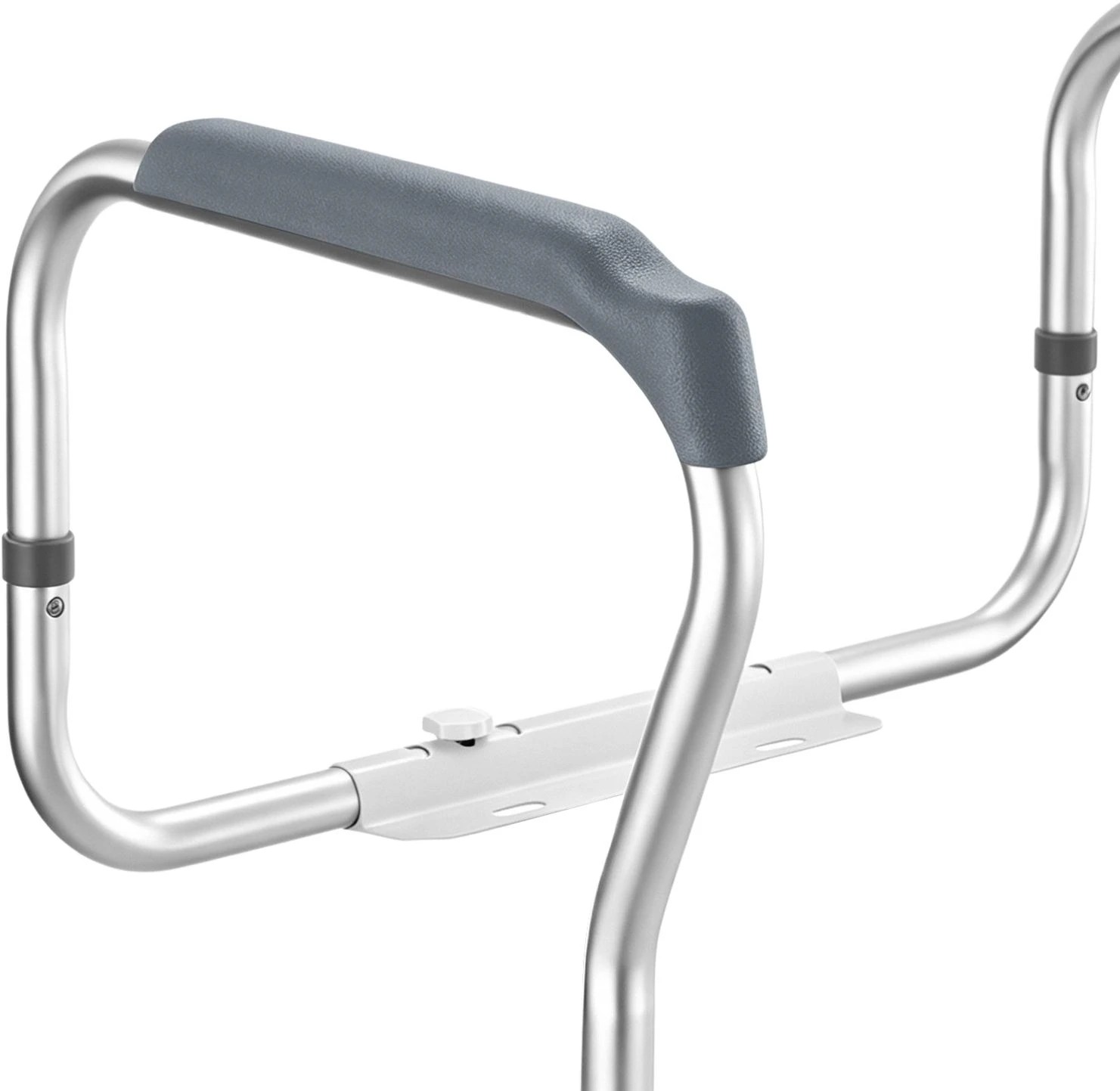 6 Ausway Adjustable Toilet Safety Rails Support Handles for Elderly Handicap Disabled Pregnant 100kg Capacity, 6 of 6