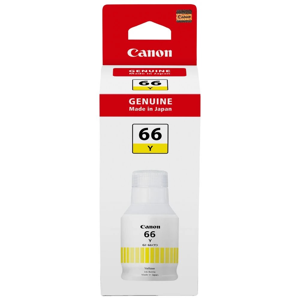 2 Canon GI66 MegaTank Ink Bottle Yellow, 2 of 3