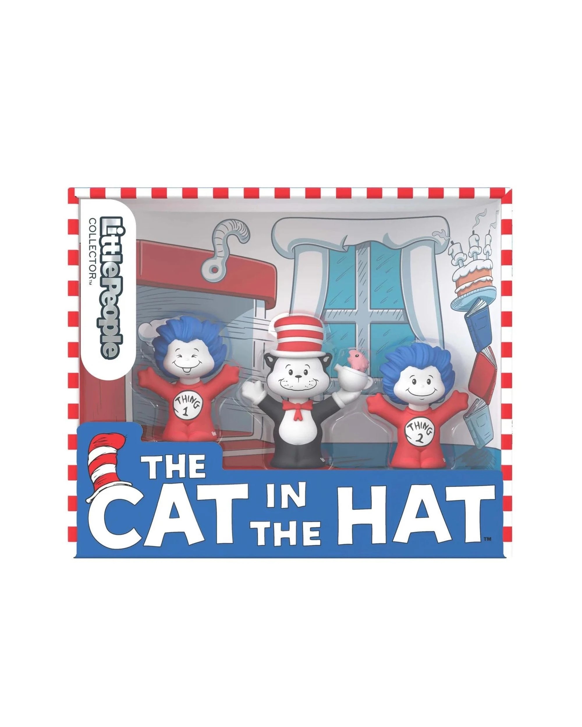 2 Fisher-Price Little People Collector Dr Seuss The Cat in the Hat Special Edition Figure Set, 2 of 6