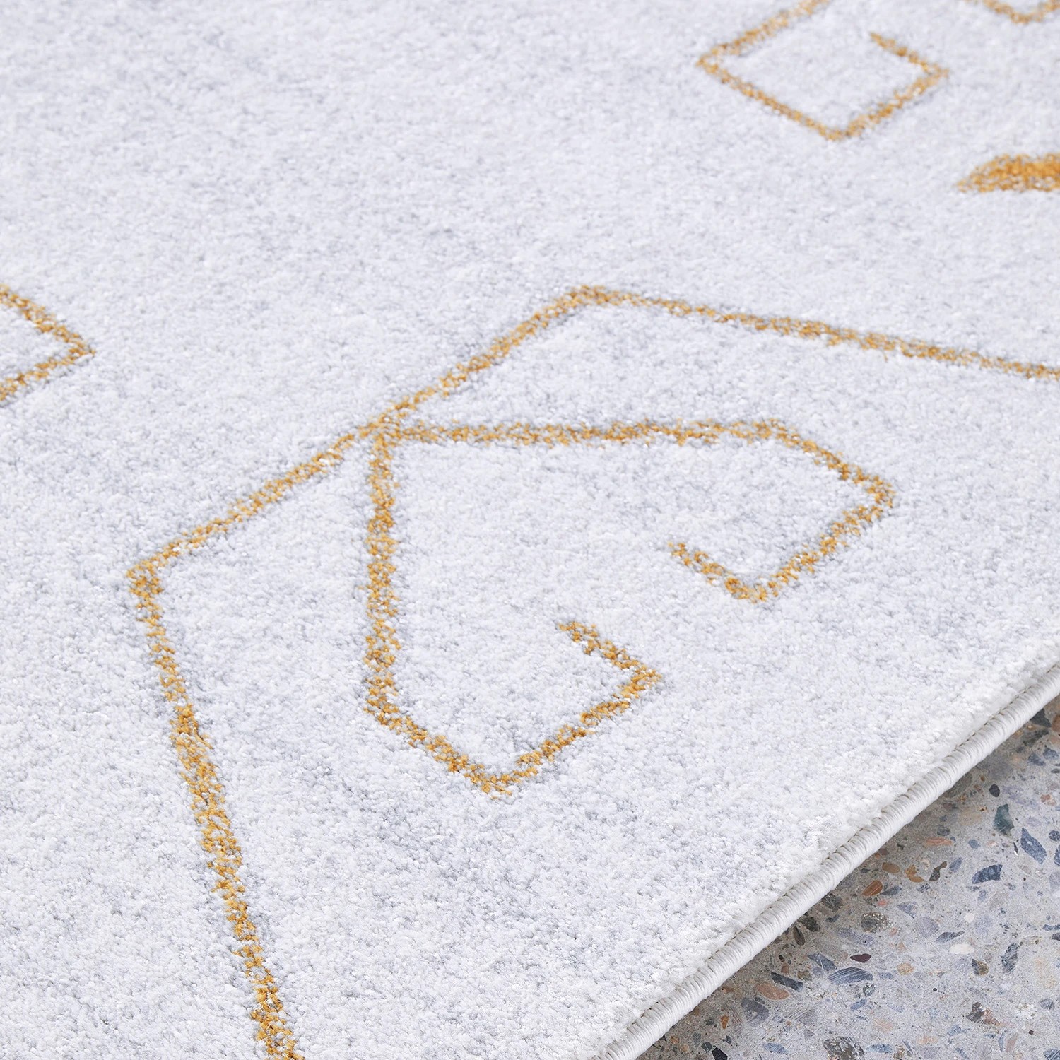 5 Common Ground Rugs Elysium Cala 290x200cm - Large Pet Friendly Floor Rug - Gold, 5 of 9