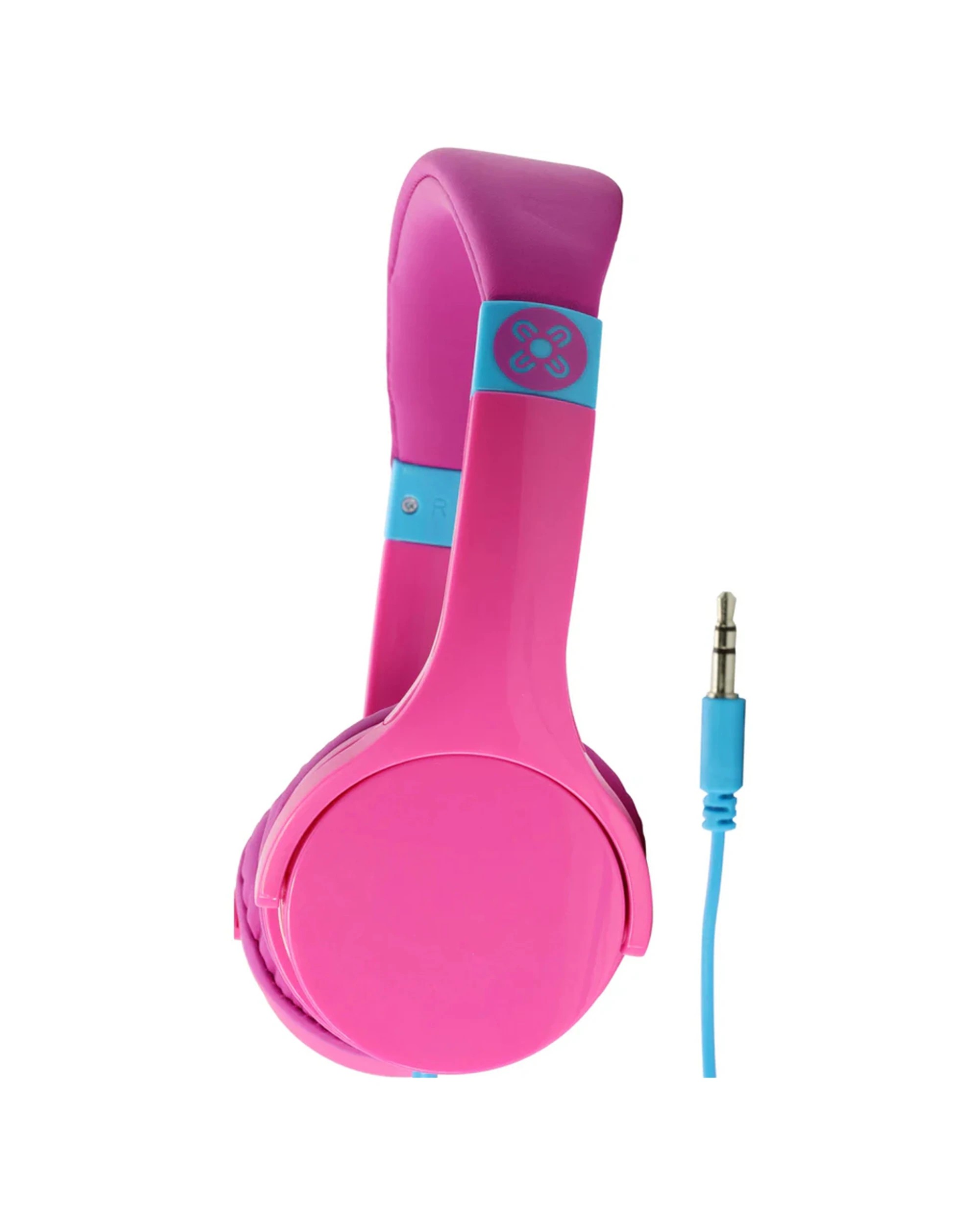 3 Moki Lil Kids Headphones On Ear Headband Volume Limited 3.5mm - Pink, 3 of 4