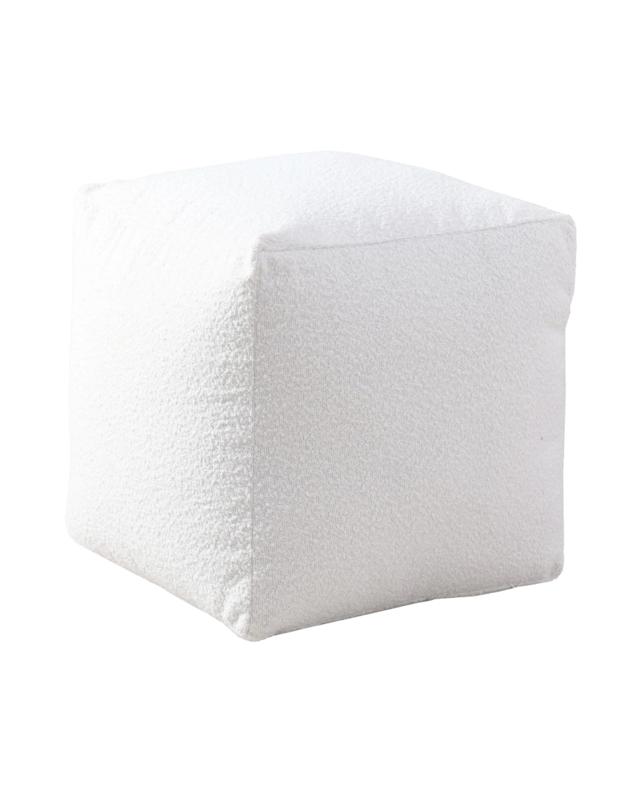 Cadence & Co. Blake Boucle Pouffe Cover 50x50x50cm - I
