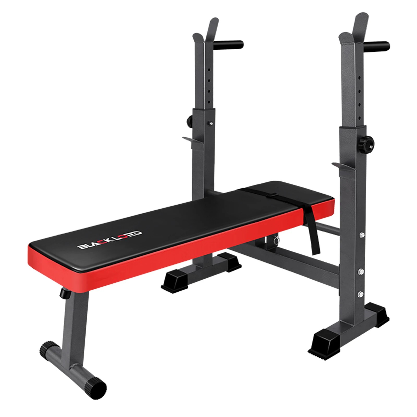 1 Black Lord Weight Bench Squat Rack Press, 1 of 6