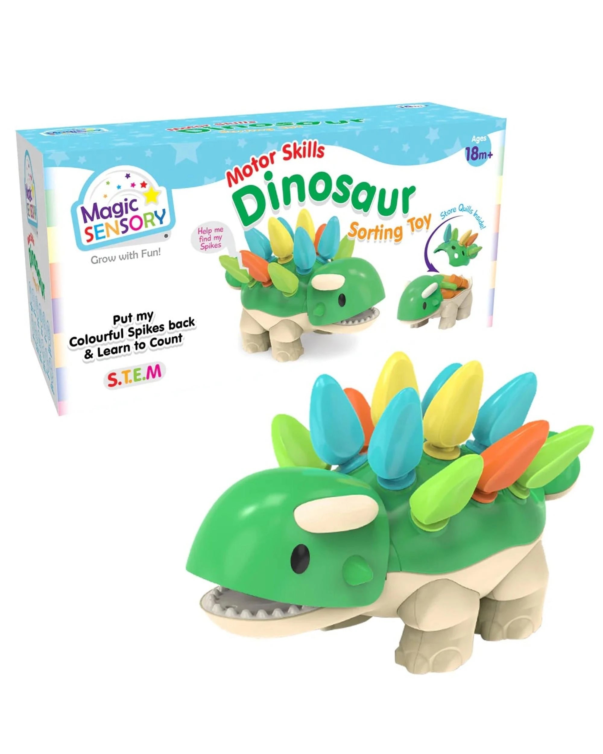 1 Magic Sensory Motor Skills Dinosaur Sorting Toy, 1 of 7