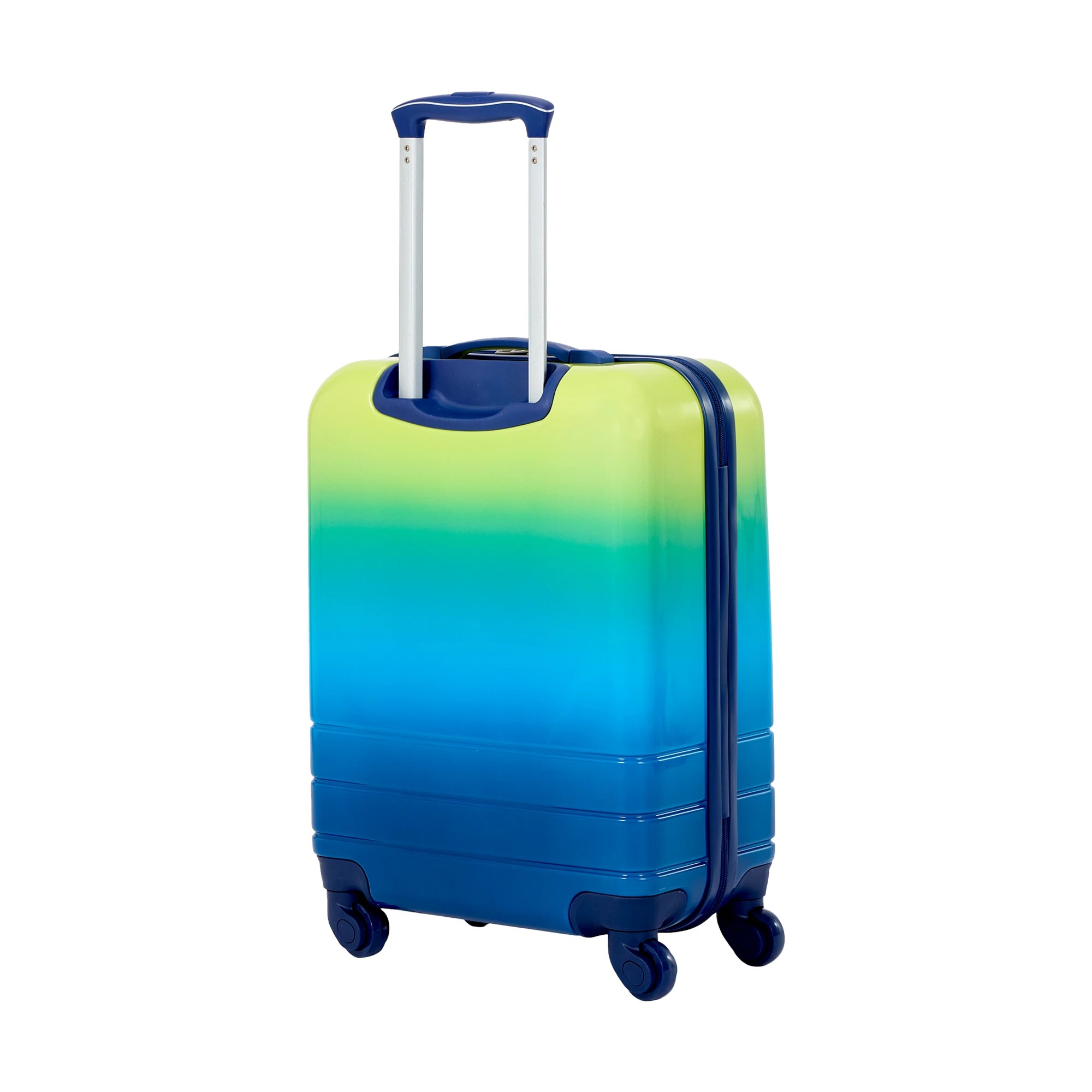 2 55cm Ombre Hard Case 4 Wheels - Green and Blue, 2 of 8