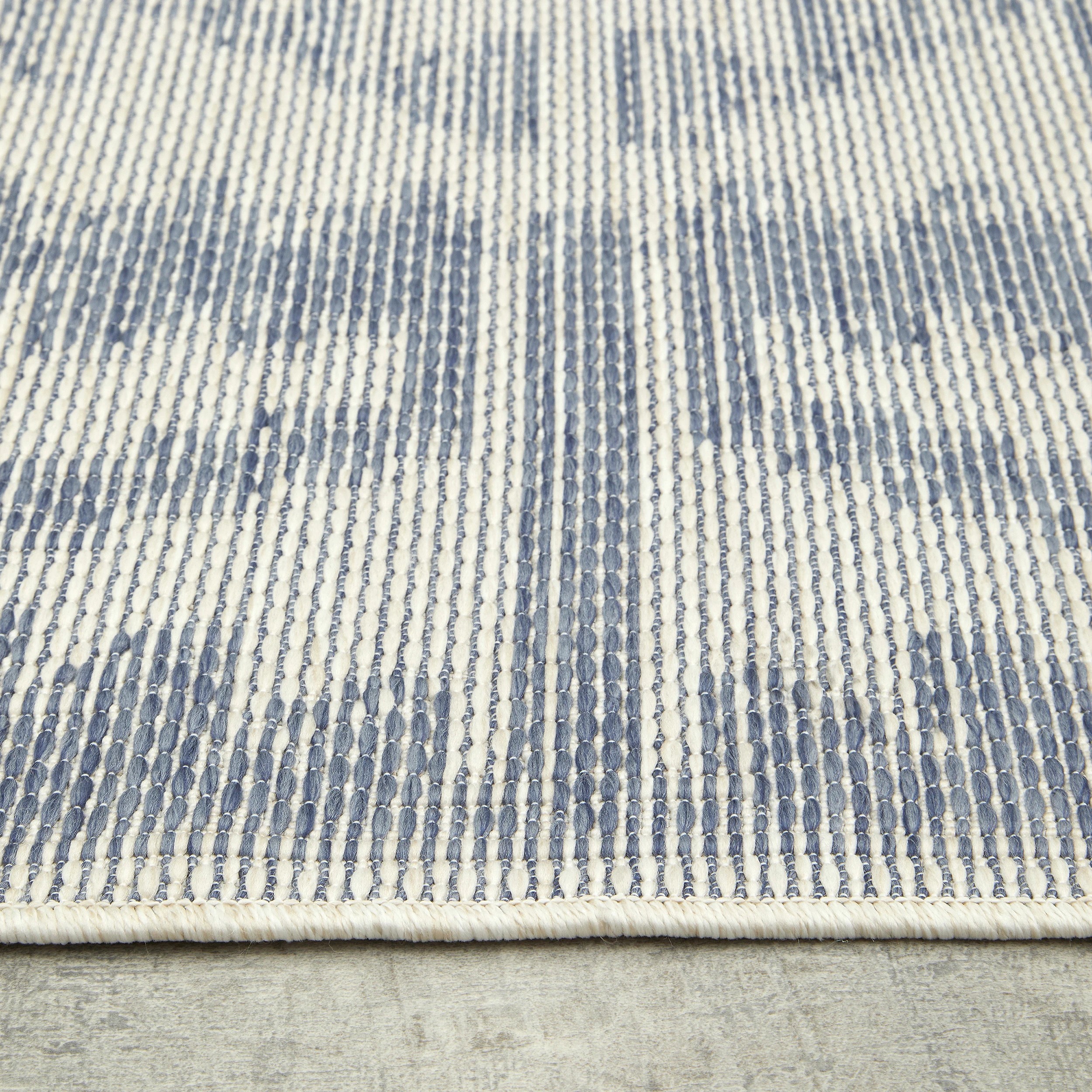 3 Common Ground Rugs Palmline Kuza 330x240cm - Extra Large Outdoor Rug - Blue, 3 of 7