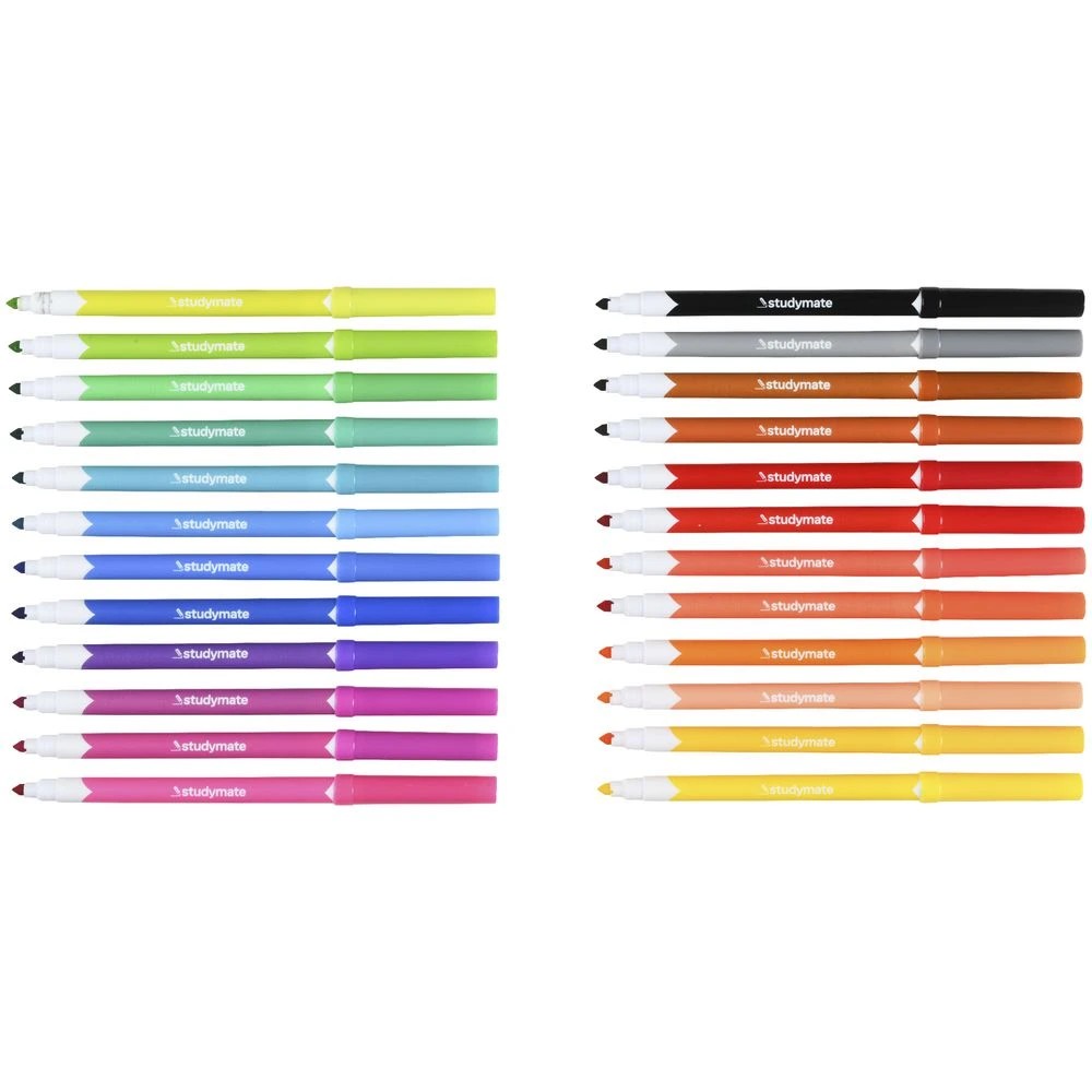 3 Studymate Coloured Markers 24 Pack, 3 of 4