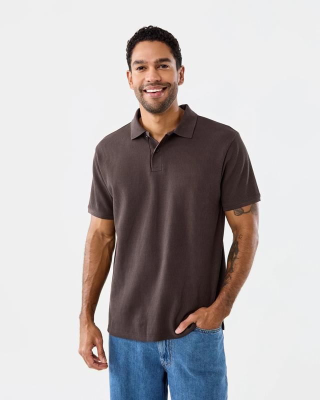 Ribbed Polo S