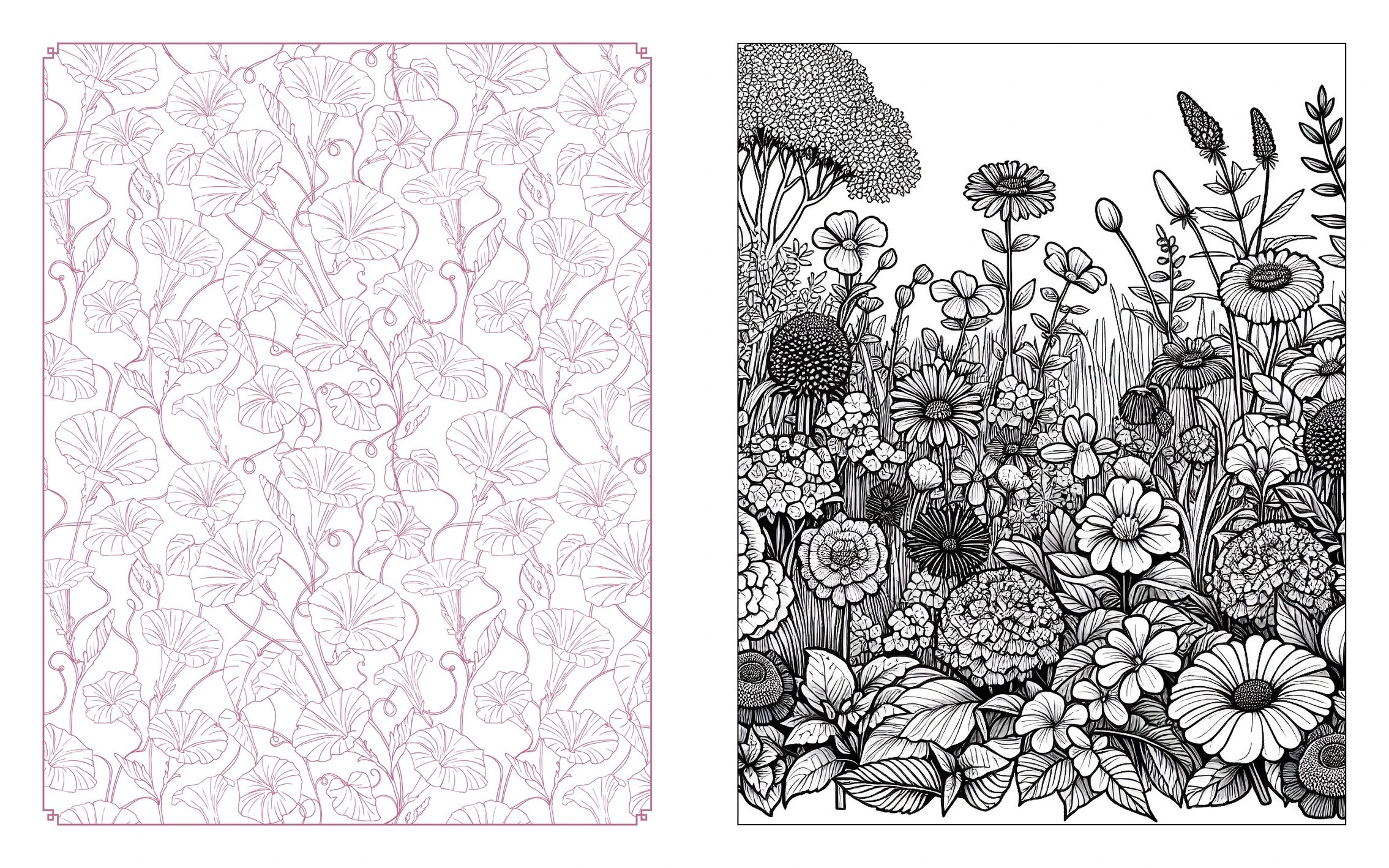 3 Wildflowers in Bloom Colouring Book, 3 of 4