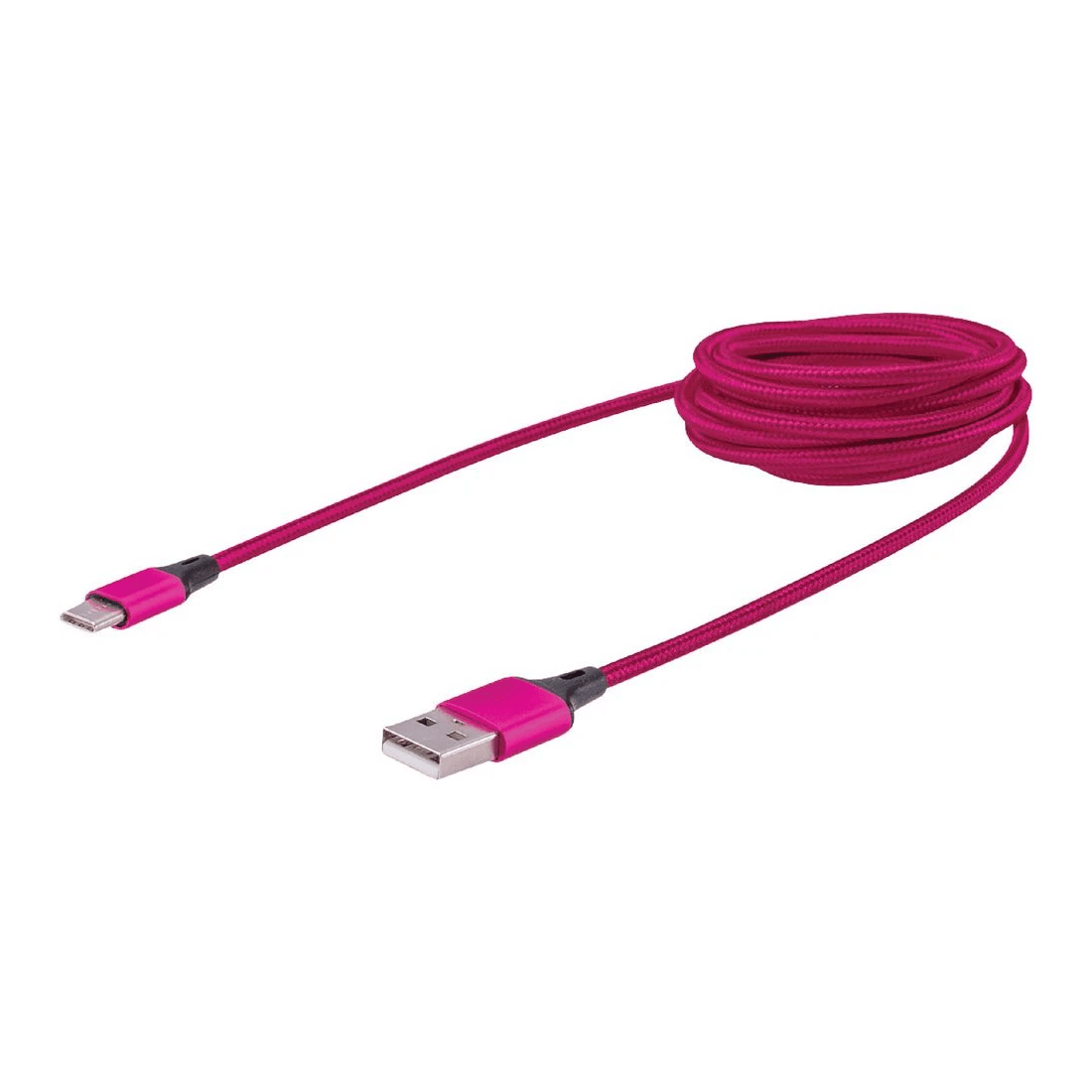 3 Otto 2m USB-C to USB-A Cable Euphoric Pink, 3 of 4