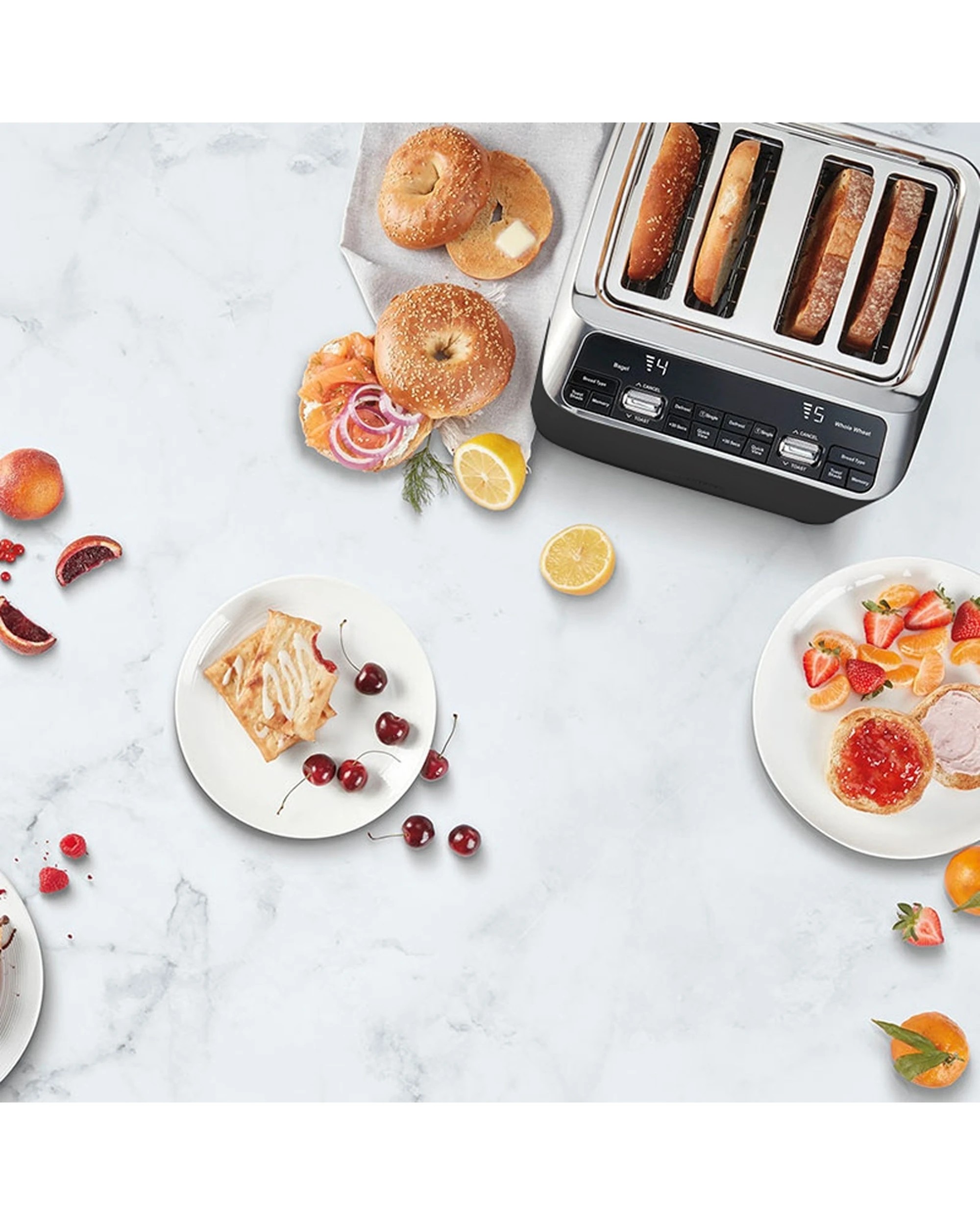 5 Cuisinart Signature Automated Digital 4 Slice Toaster - Black - BLACK, 5 of 5