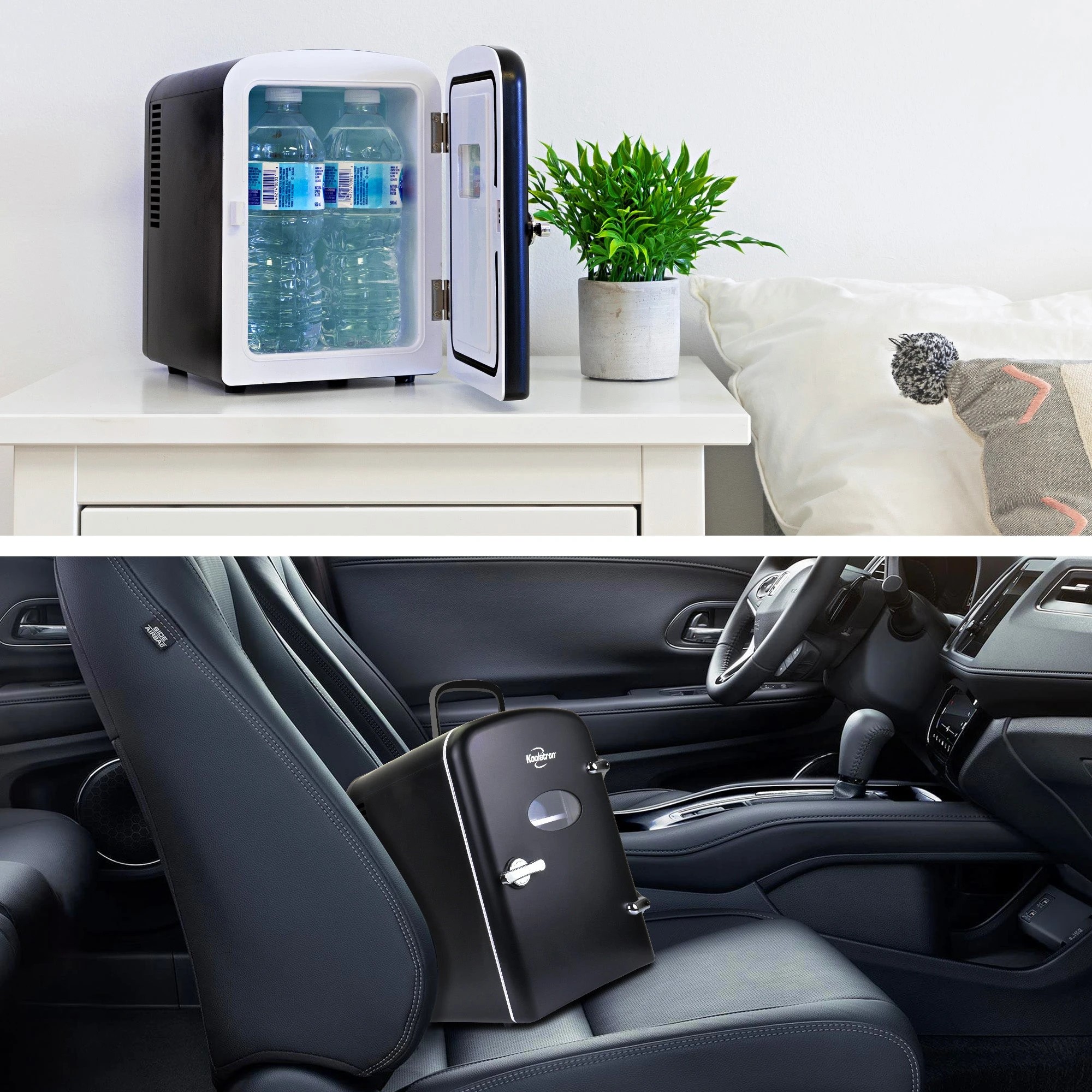 5 Koolatron 4L Retro Mini Fridge - Black, 5 of 8