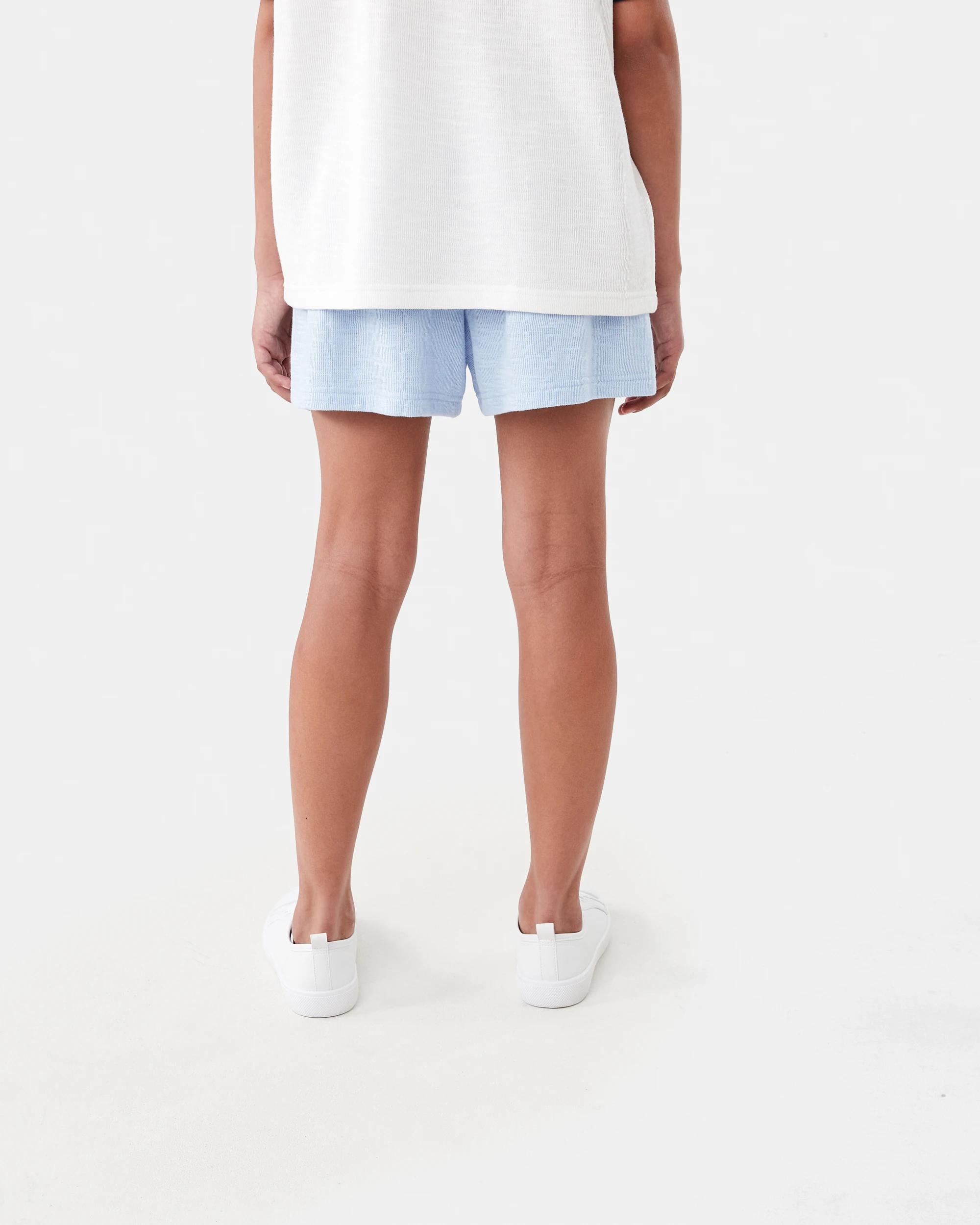 2 Textured Knit Shorts Blu Kntky, 2 of 7