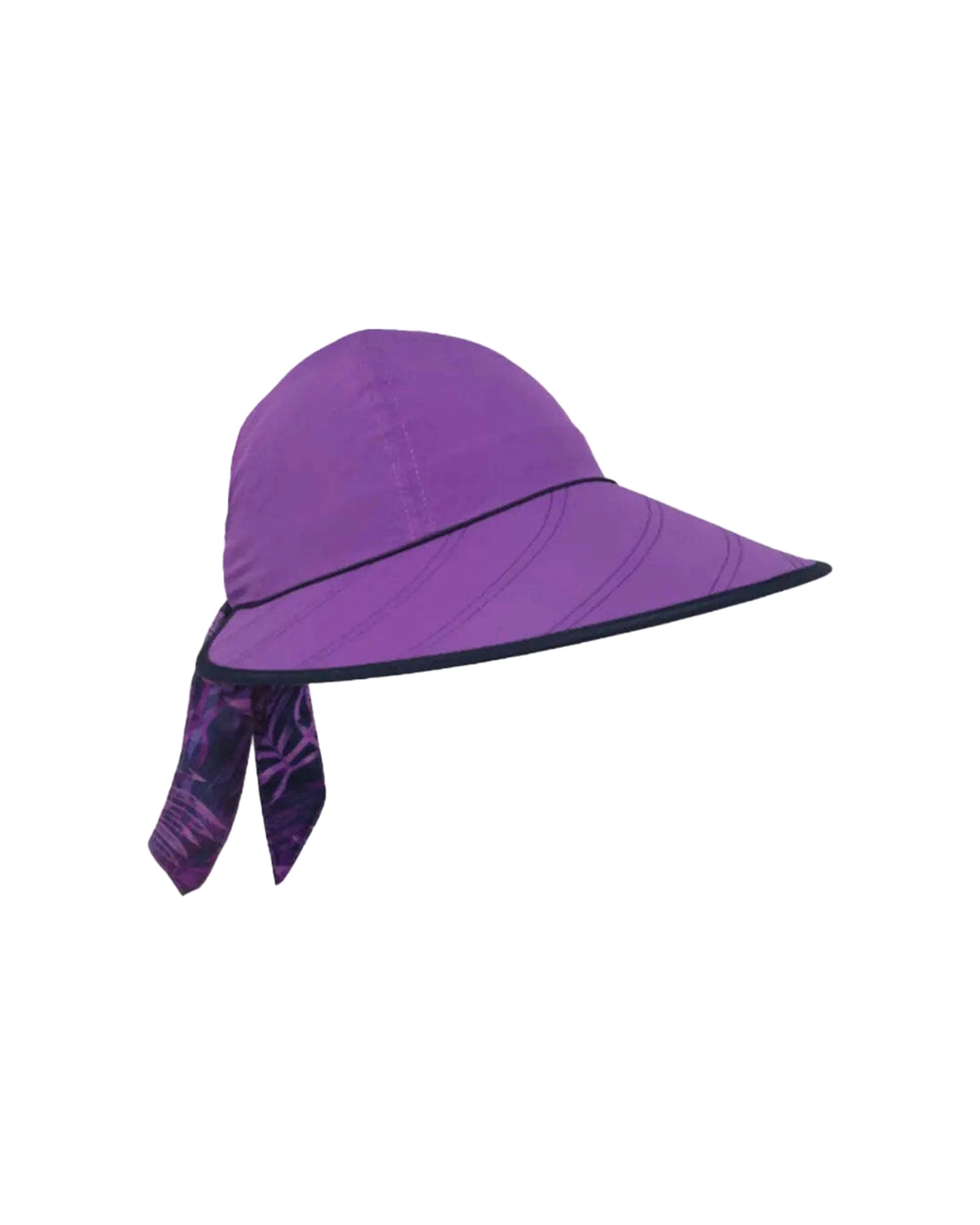1 Sunday Afternoons Sun Seeker Hat One Size UPF 50+ Adjustable Rear Tie Dark Violet - Purple, 1 of 2
