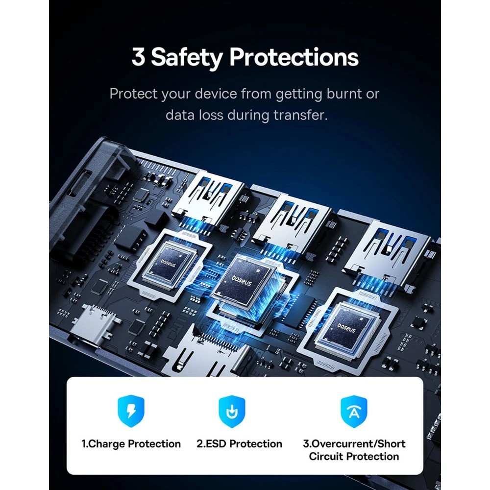 8 Baseus UltraJoy 7 Port USB-C Hub, 8 of 9