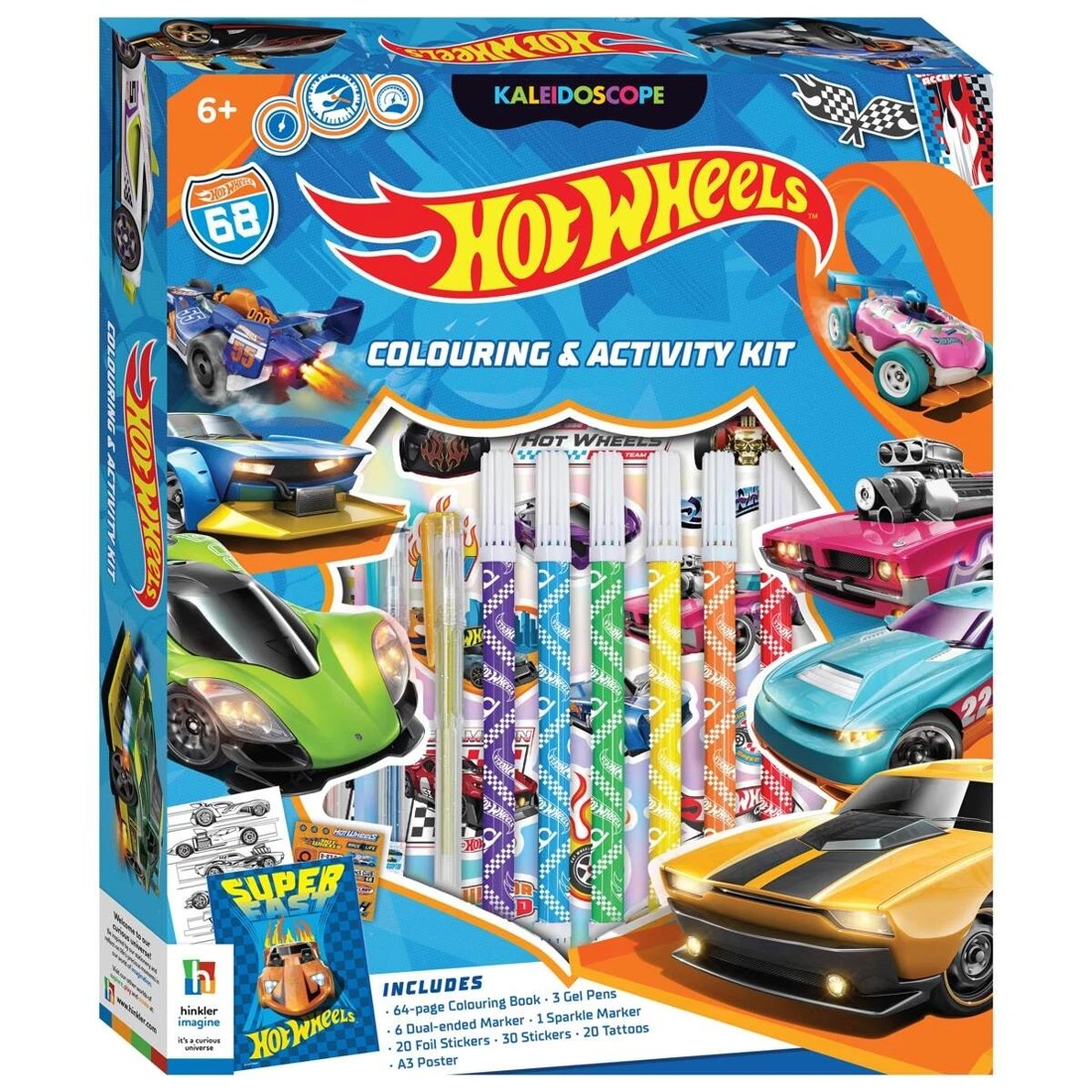 1 Kaleidoscope Hot Wheels Colouring and Activity Kit - Book, 1 of 6