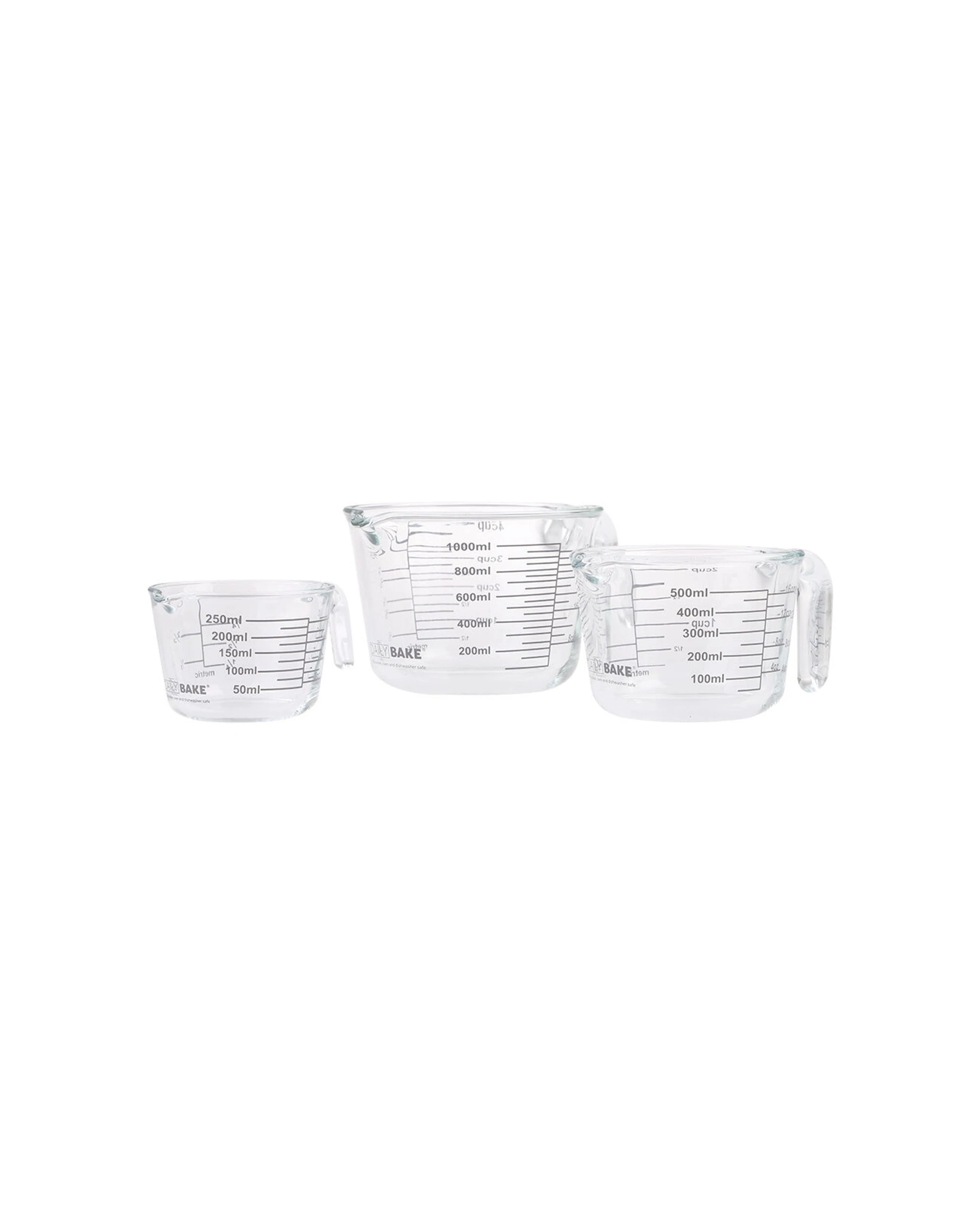 4 Daily Bake Borosilicate Glass 2-Cup 500ml Kitchen Measure Jug Utensil - Clear, 4 of 8