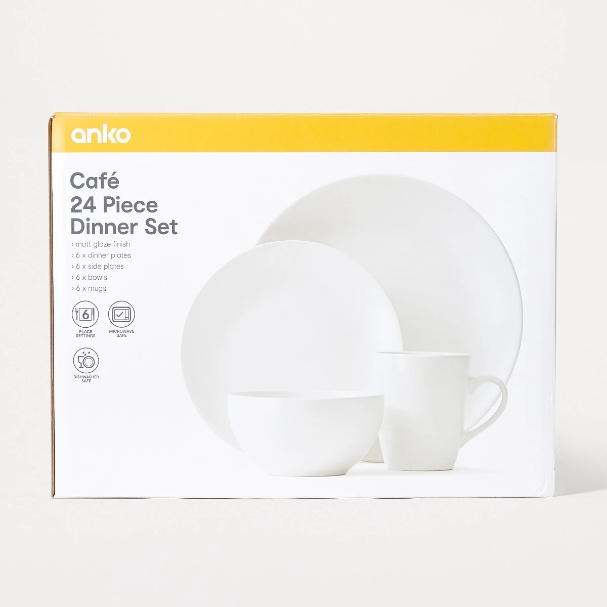 10 Cafe 24 Piece Dinner Set, 10 of 10