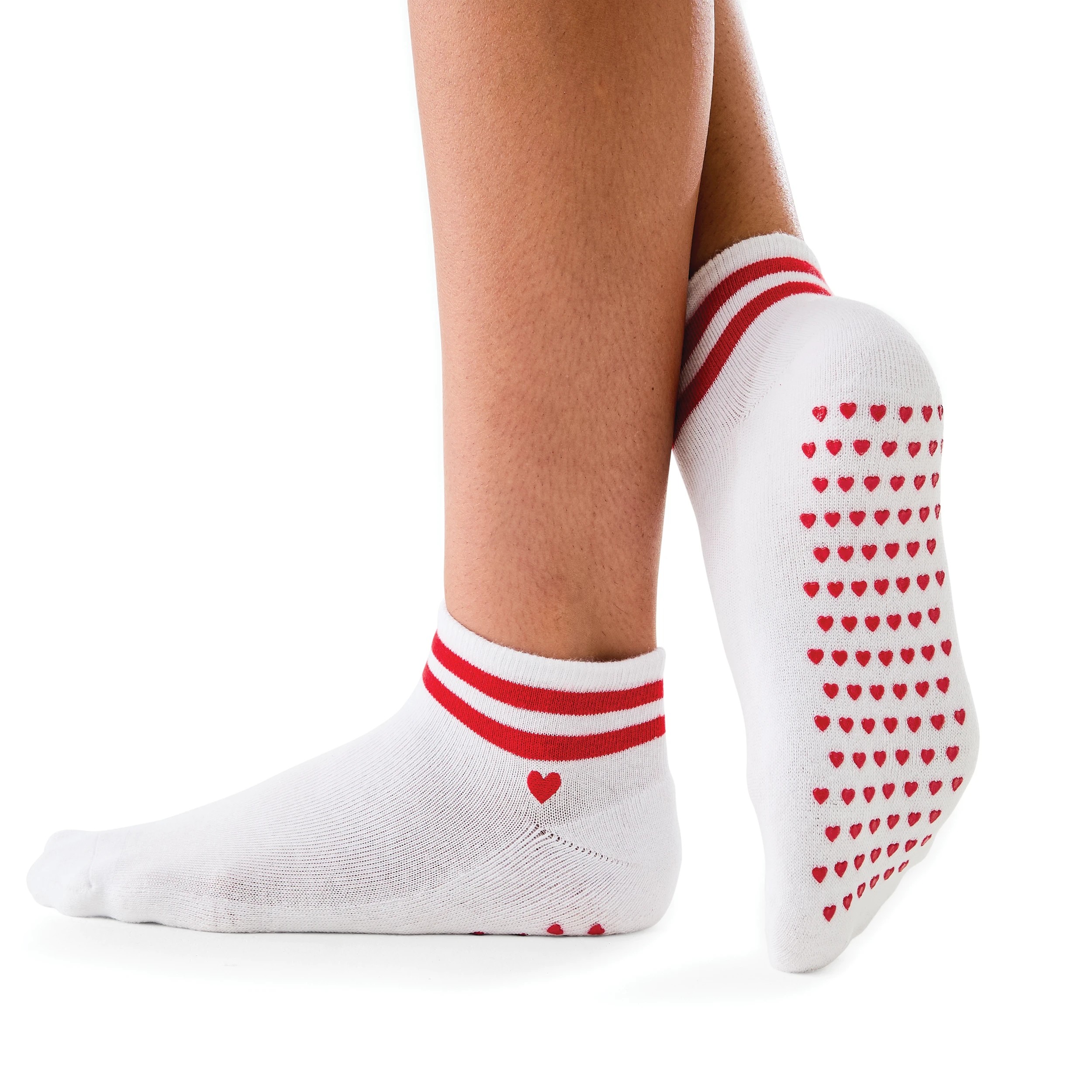 2 2 Pack Pilates and Yoga Ankle Socks - Assorted, 2 of 10