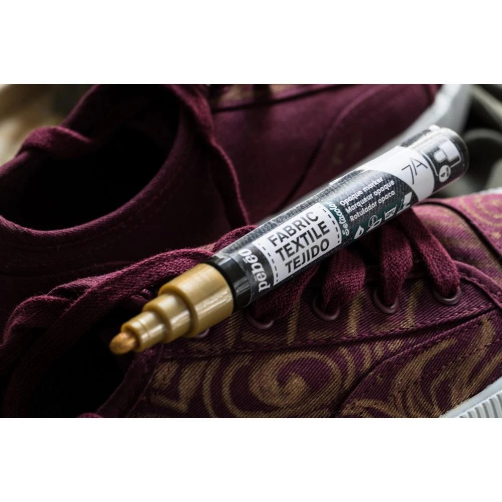 3 Pebeo 7A Opaque Marker 4mm Gold, 3 of 3