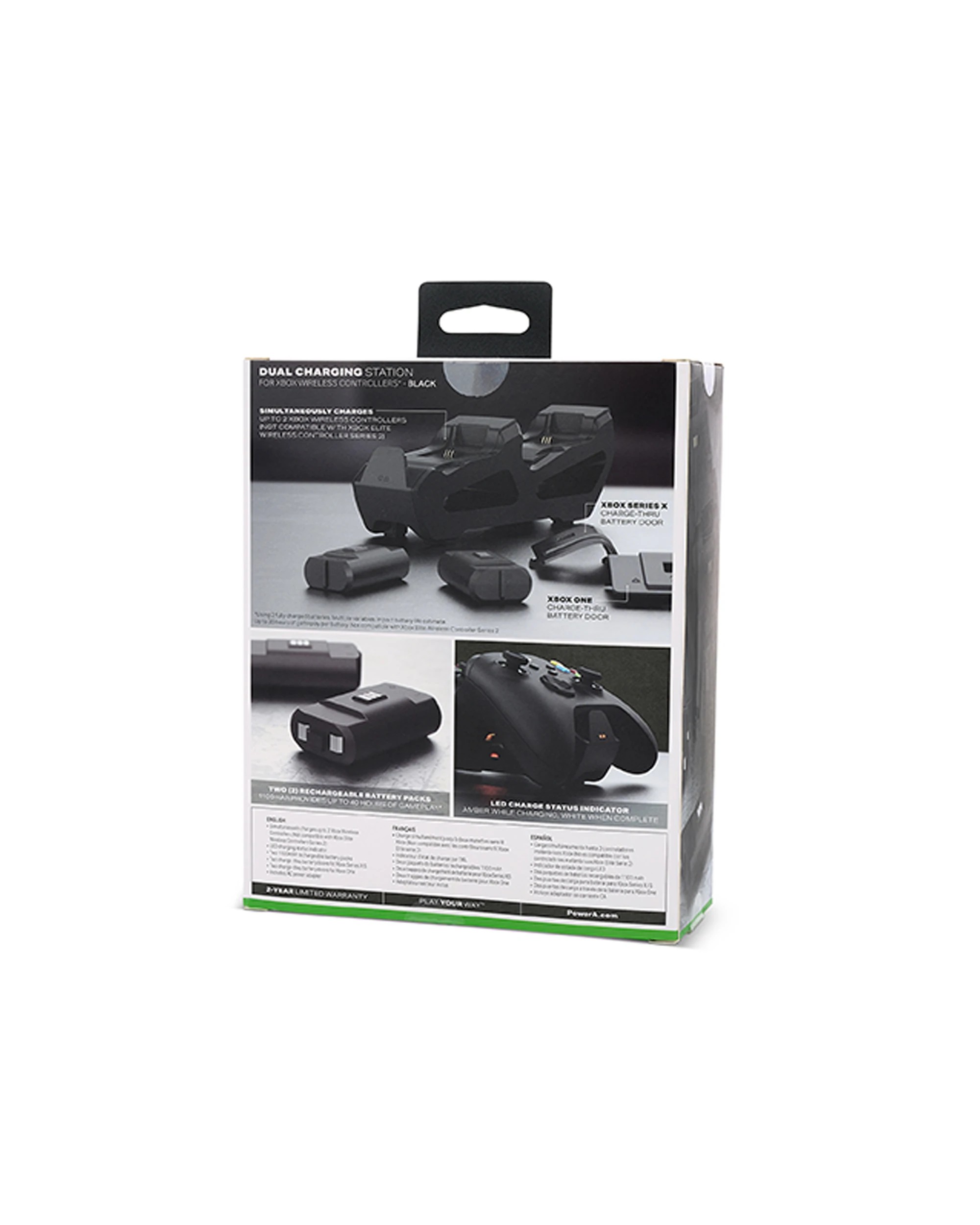 8 PowerA Duo Charge Station Xbox One Series Controllers - AC Powered Charger - Black, 8 of 8