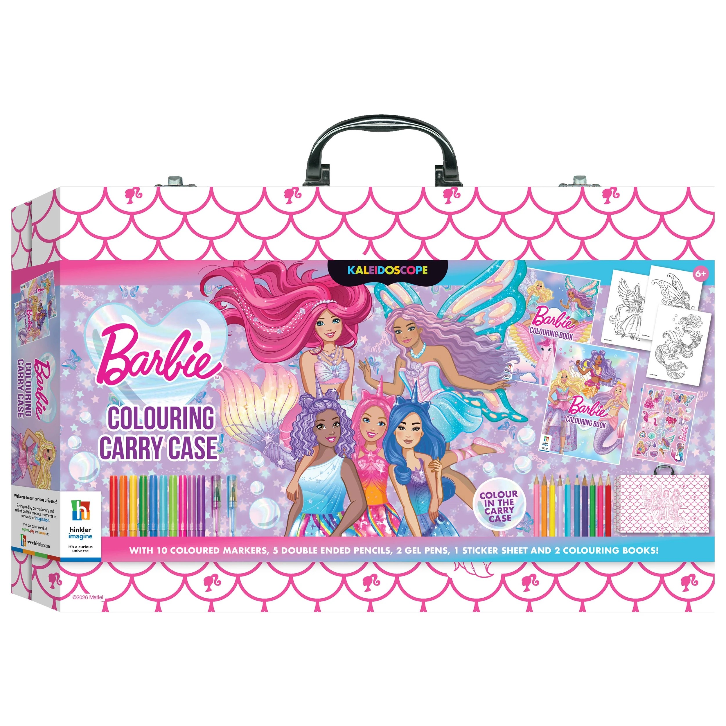 1 Kaleidoscope Barbie Colouring Carry Case - Book, 1 of 2