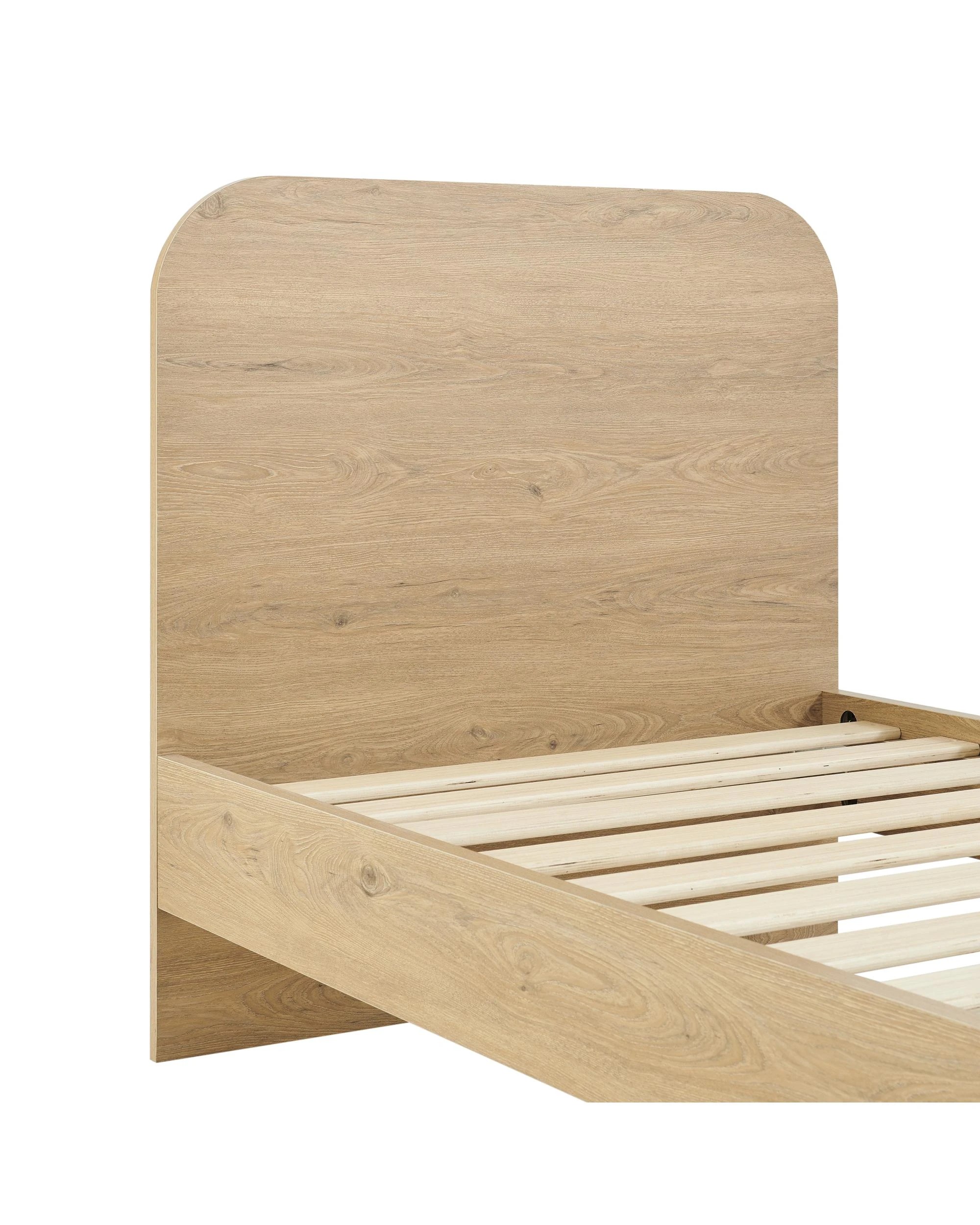 6 Kodu Bed Frame Single Rounded - Natural, 6 of 9