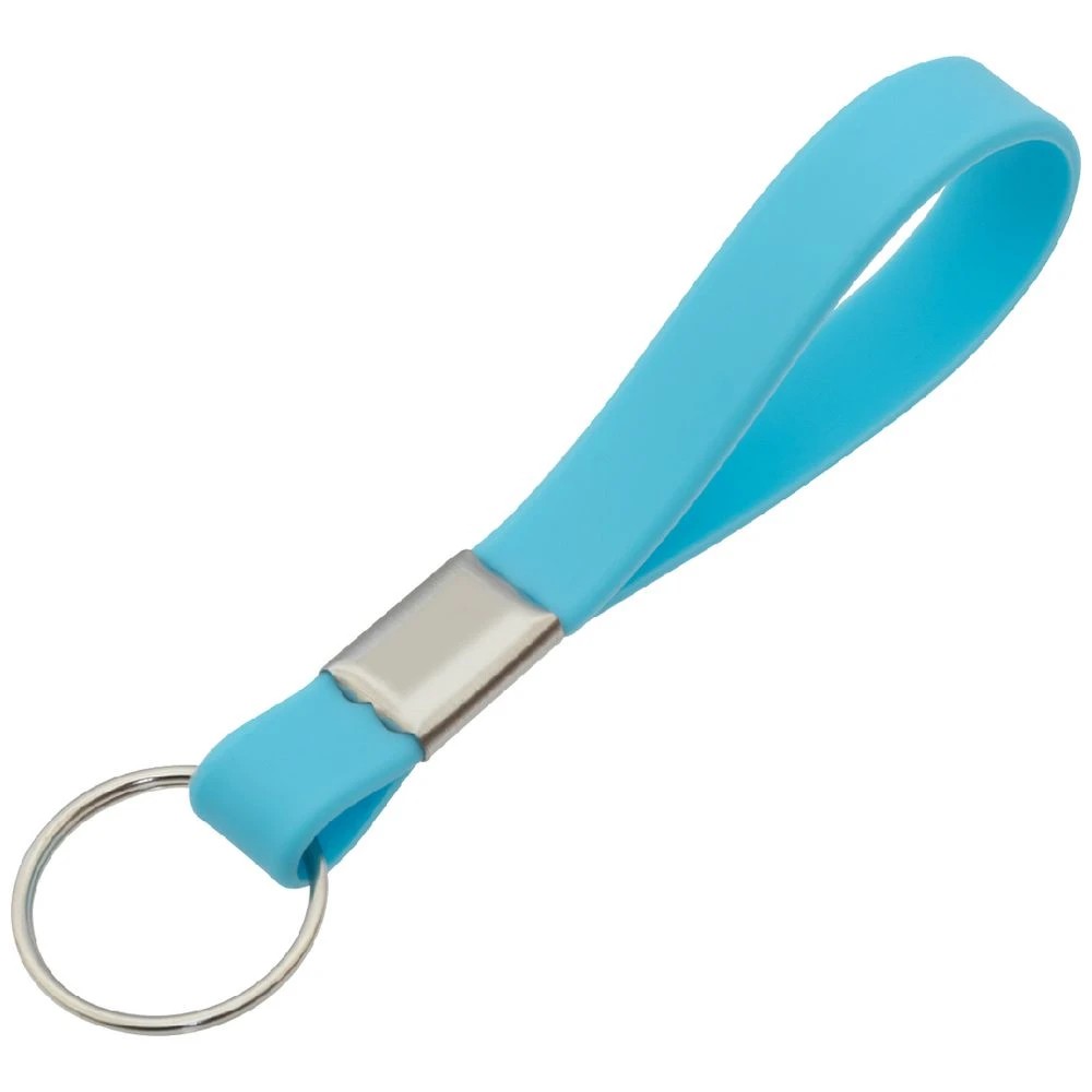 1 J.Burrows Silicone Key Ring Blue, 1 of 3