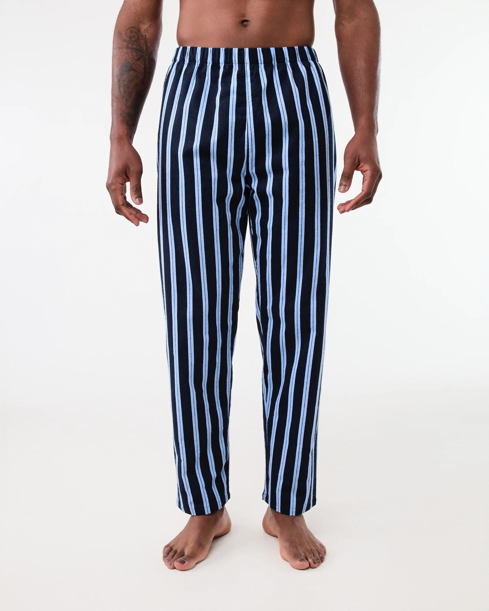 1 Flannel Sleep Pants Nvy Stripe, 1 of 5