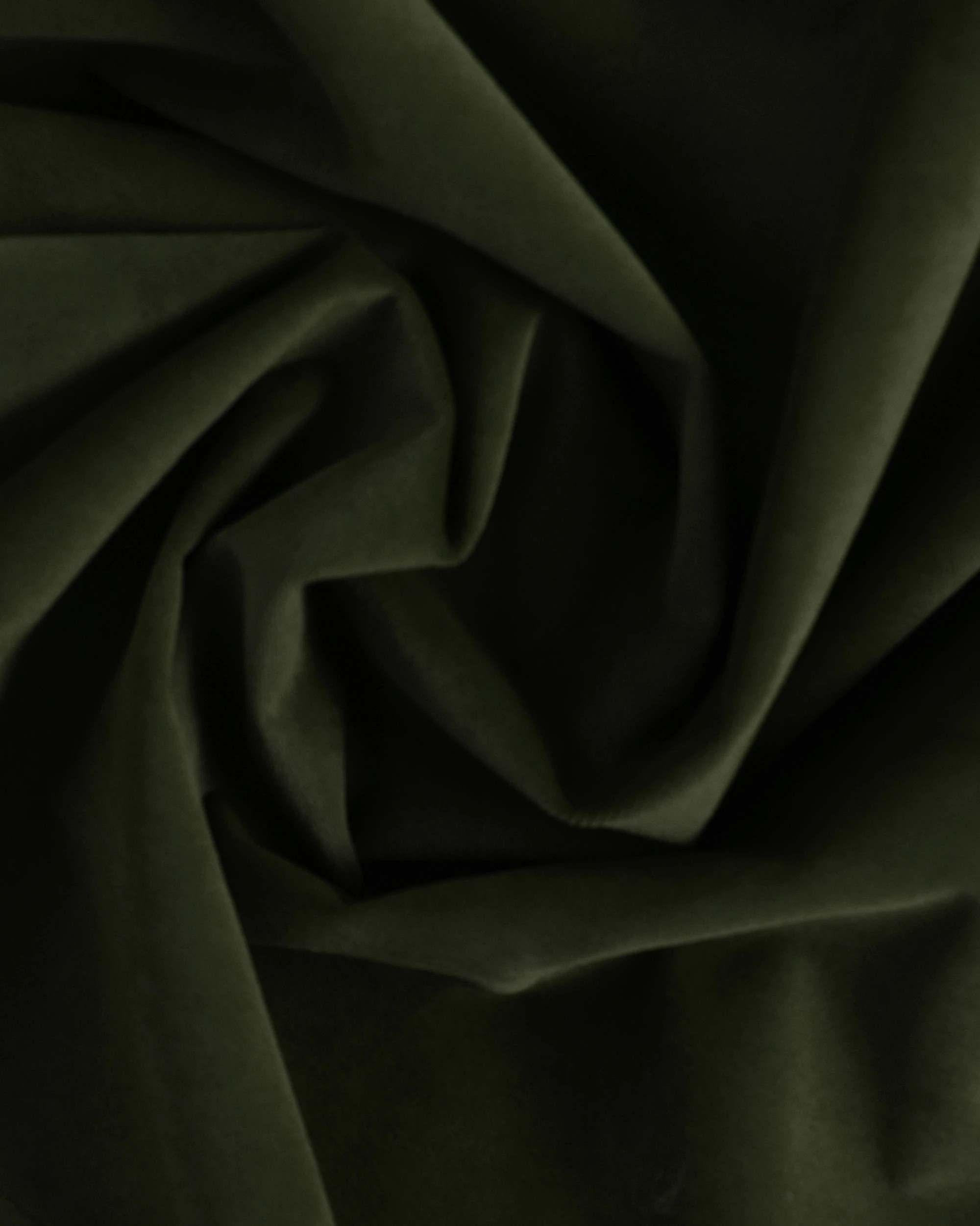 6 Cadence & Co. Byron Matte Velvet 100% Blockout Eyelet Curtains Twin Pack 135x223cm - Olive, 6 of 6