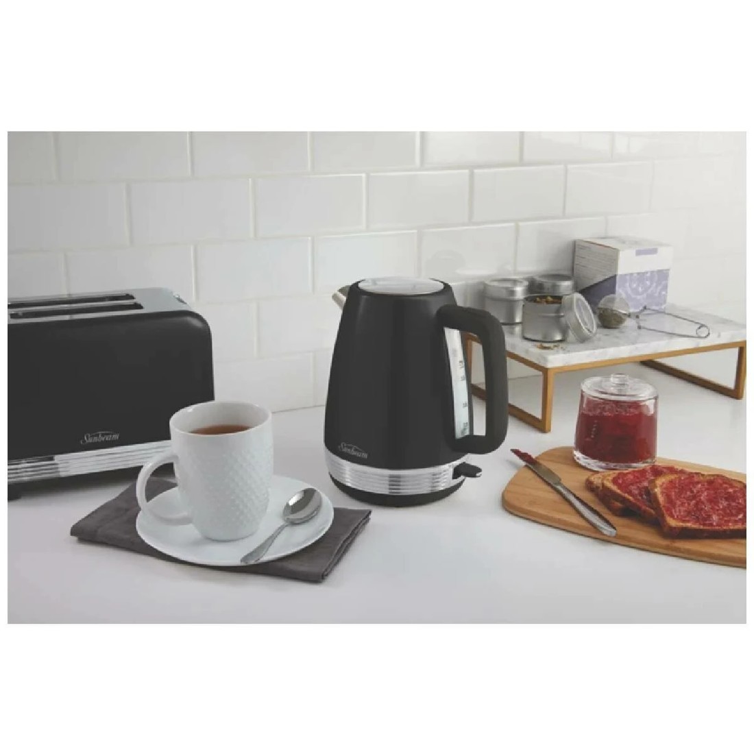 4 Sunbeam Chic Collection Breakfast Pack - Polished Black, 4 of 4