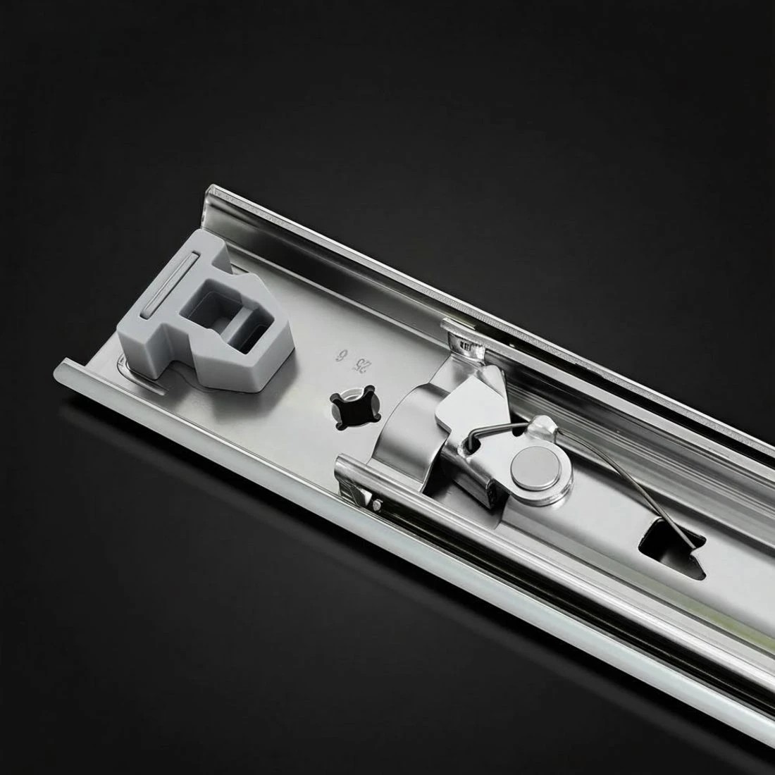 7 Giantz 2x Drawer Slides Heavy Duty Full Extension Locking 500-1000mm Length - Silver, 7 of 8