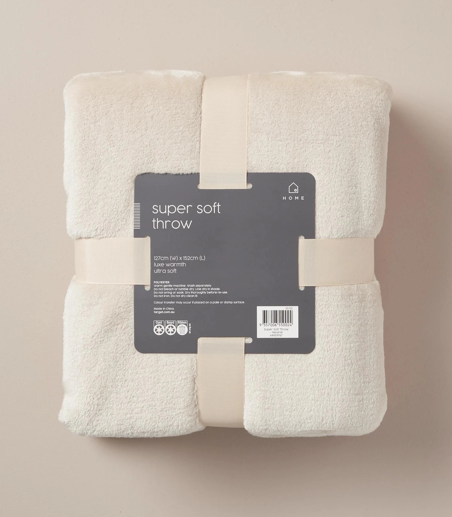 4 Target Super Soft Throw - Queen Bed - Natural, 4 of 8