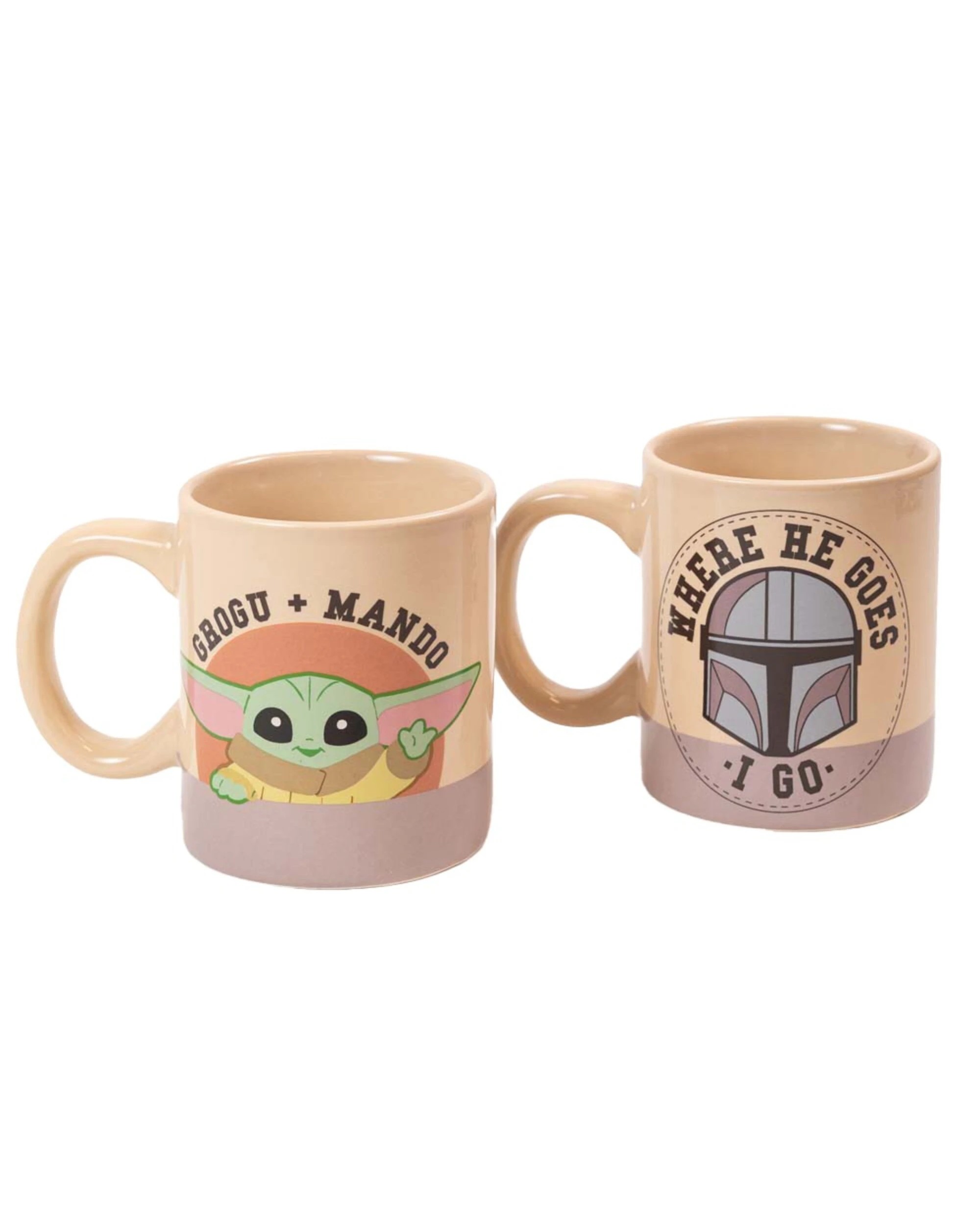 1 Star Wars - The Mandalorian - Mug 2-Pack - Beige, 1 of 3