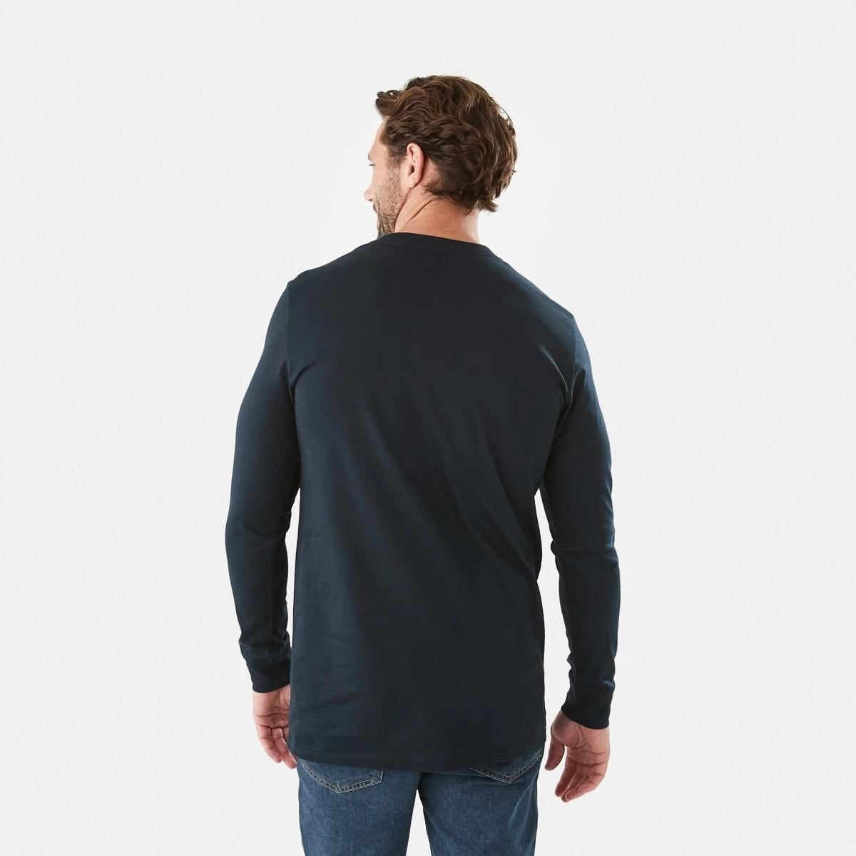 3 Long Sleeve Longline T-shirt Sky Cptn, 3 of 5
