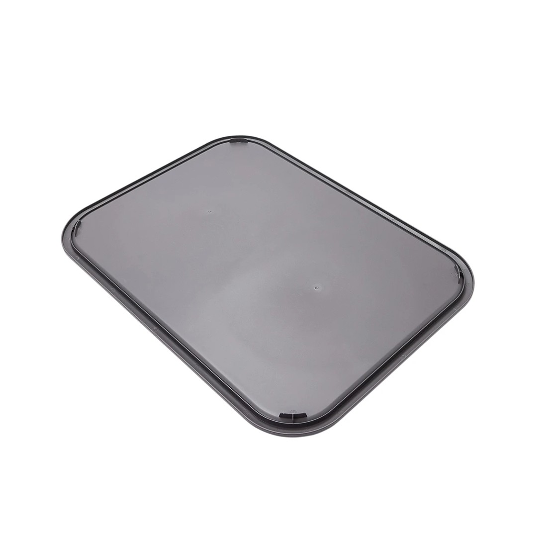 8 45L Rectangle Trellis Basket with Lid - Charcoal, 8 of 8