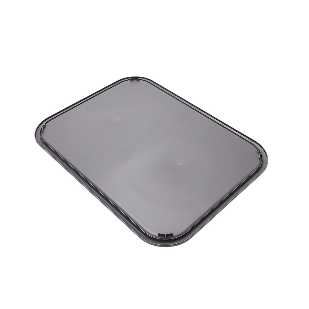 8 45L Rectangle Trellis Basket with Lid - Charcoal, 8 of 8