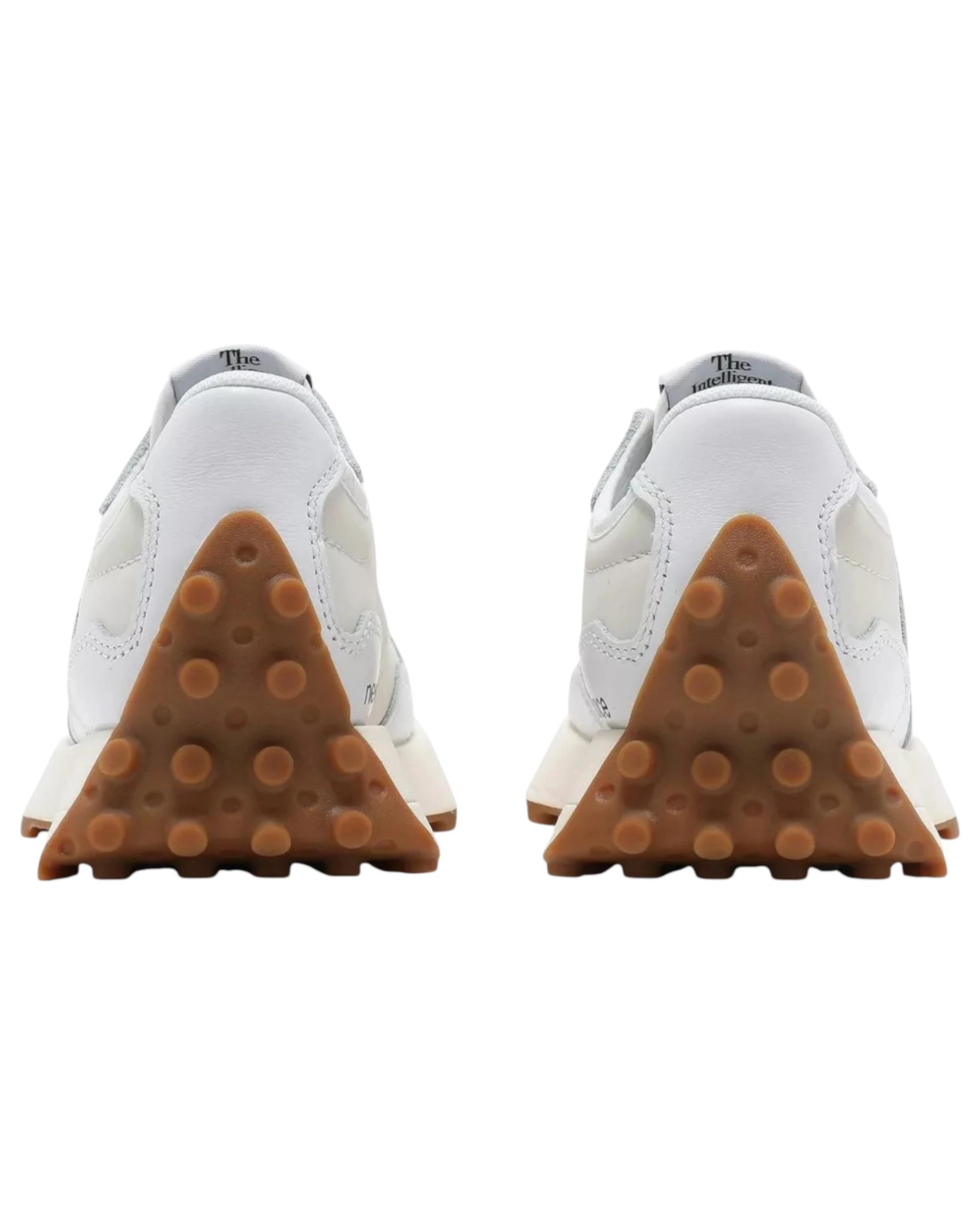 3 New Balance Womens 327 Moonbeam Athletic Shoes WHITE, 3 of 7