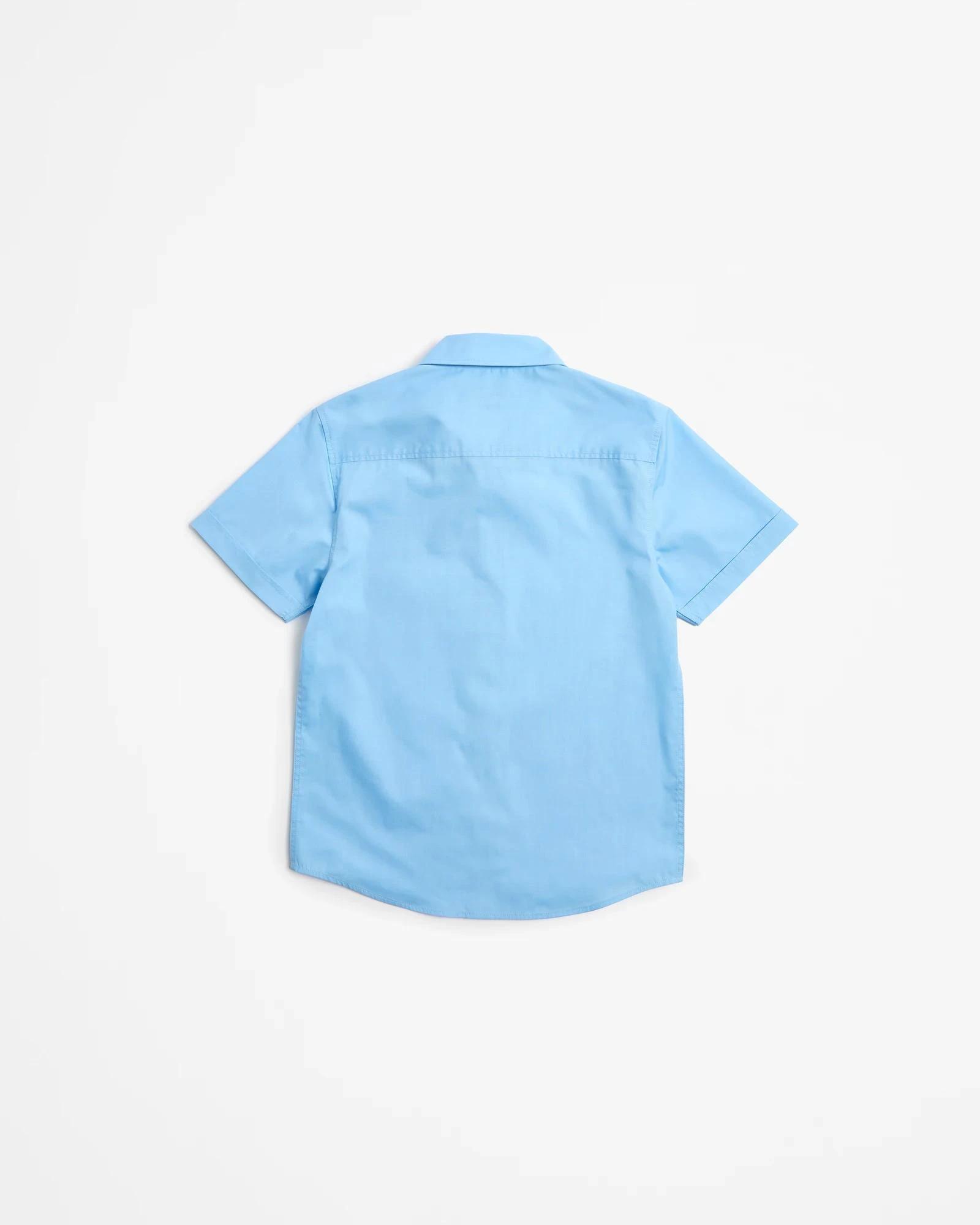 3 Target Kids Short Sleeve School Shirt LIGHT BLUE, 3 of 3